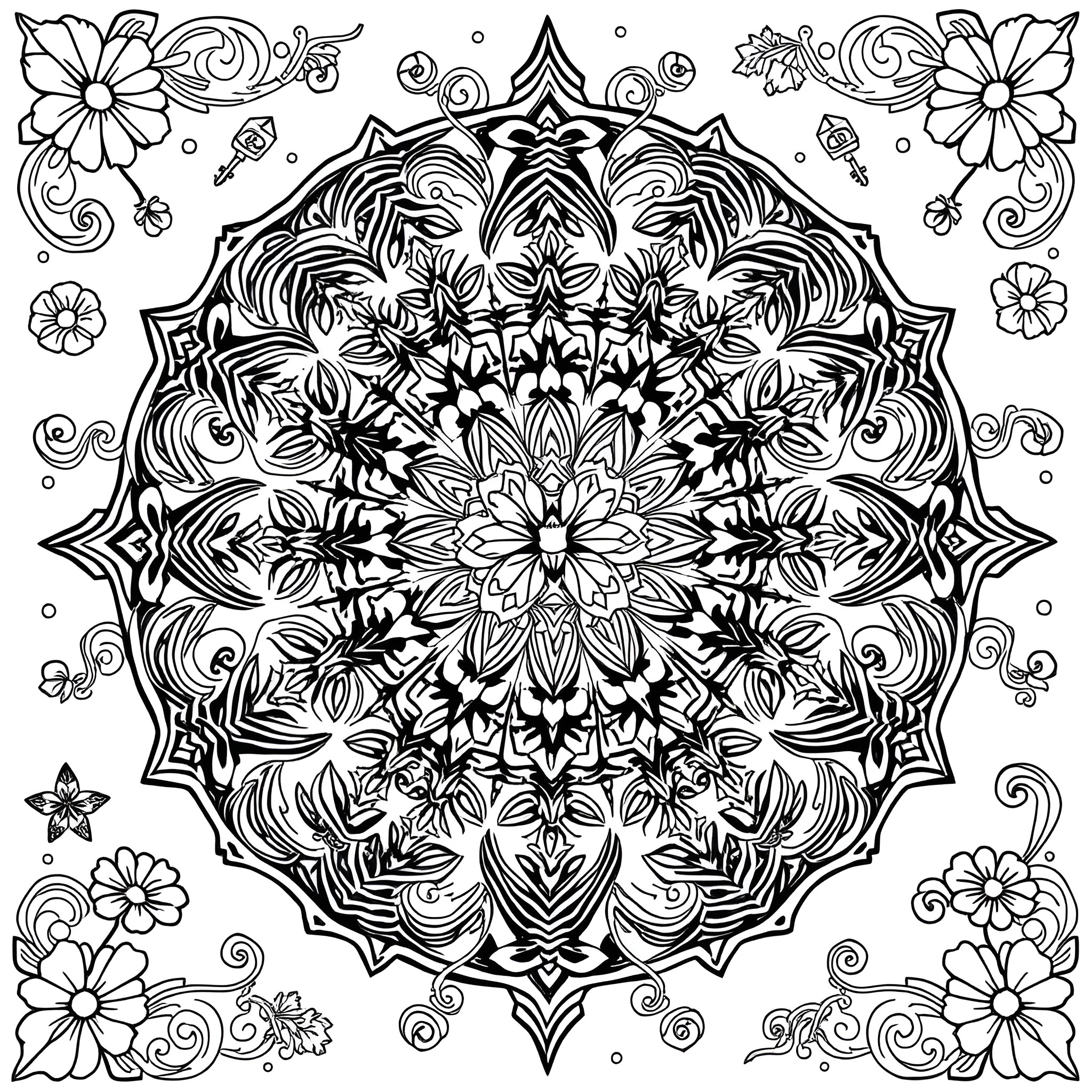 4 Best Intricate Mandala Coloring Pages (Free Printable PDFs)