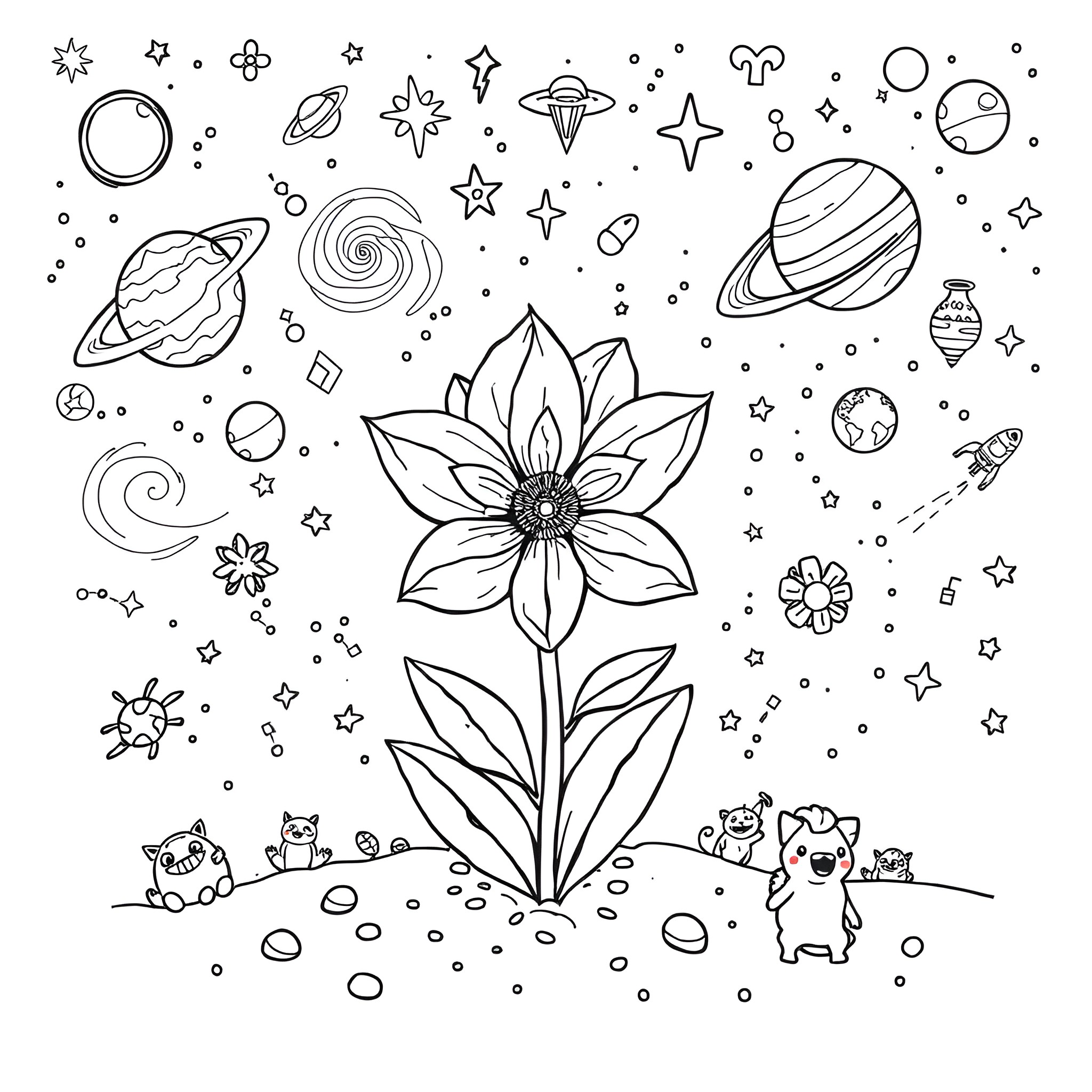 3-best-flowers-in-space-coloring-pages-free-printable-pdfs