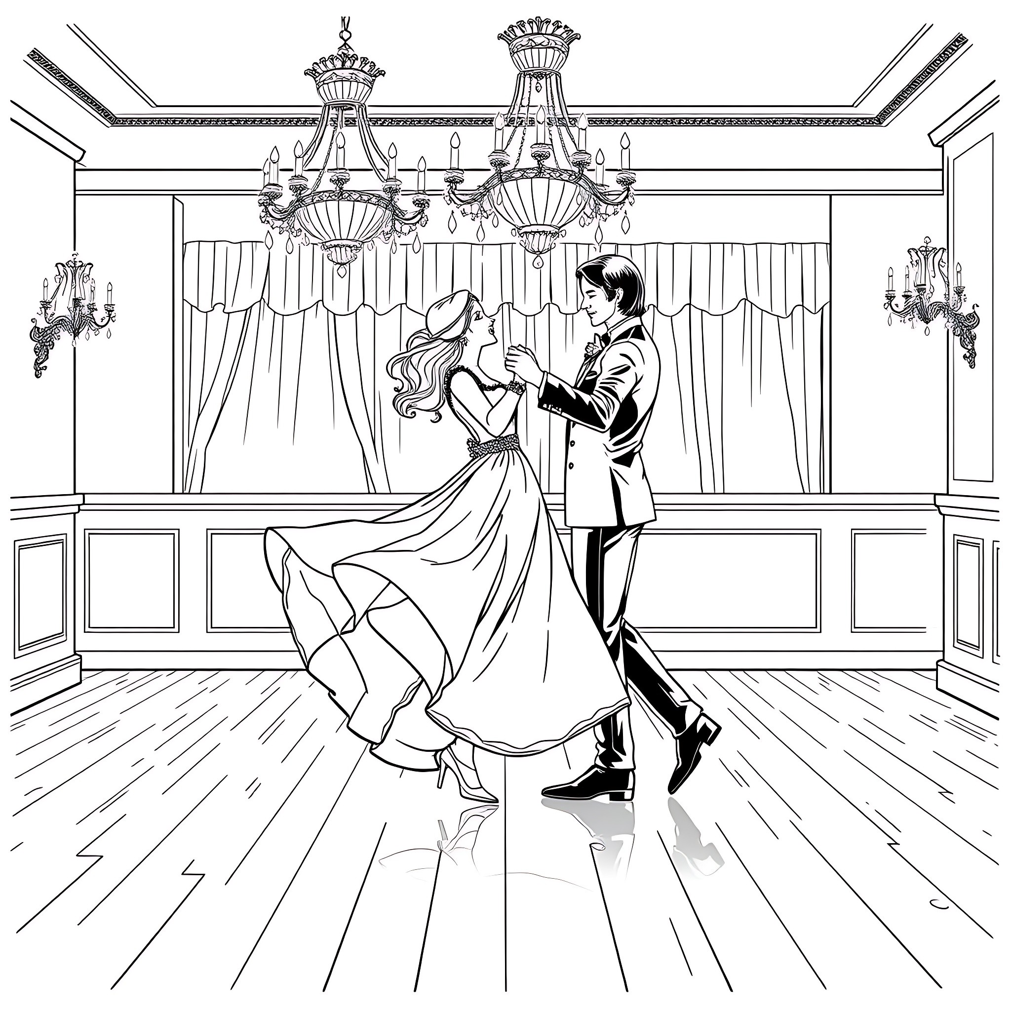 Best Man and Woman Coloring Pages (Free Printable PDF)