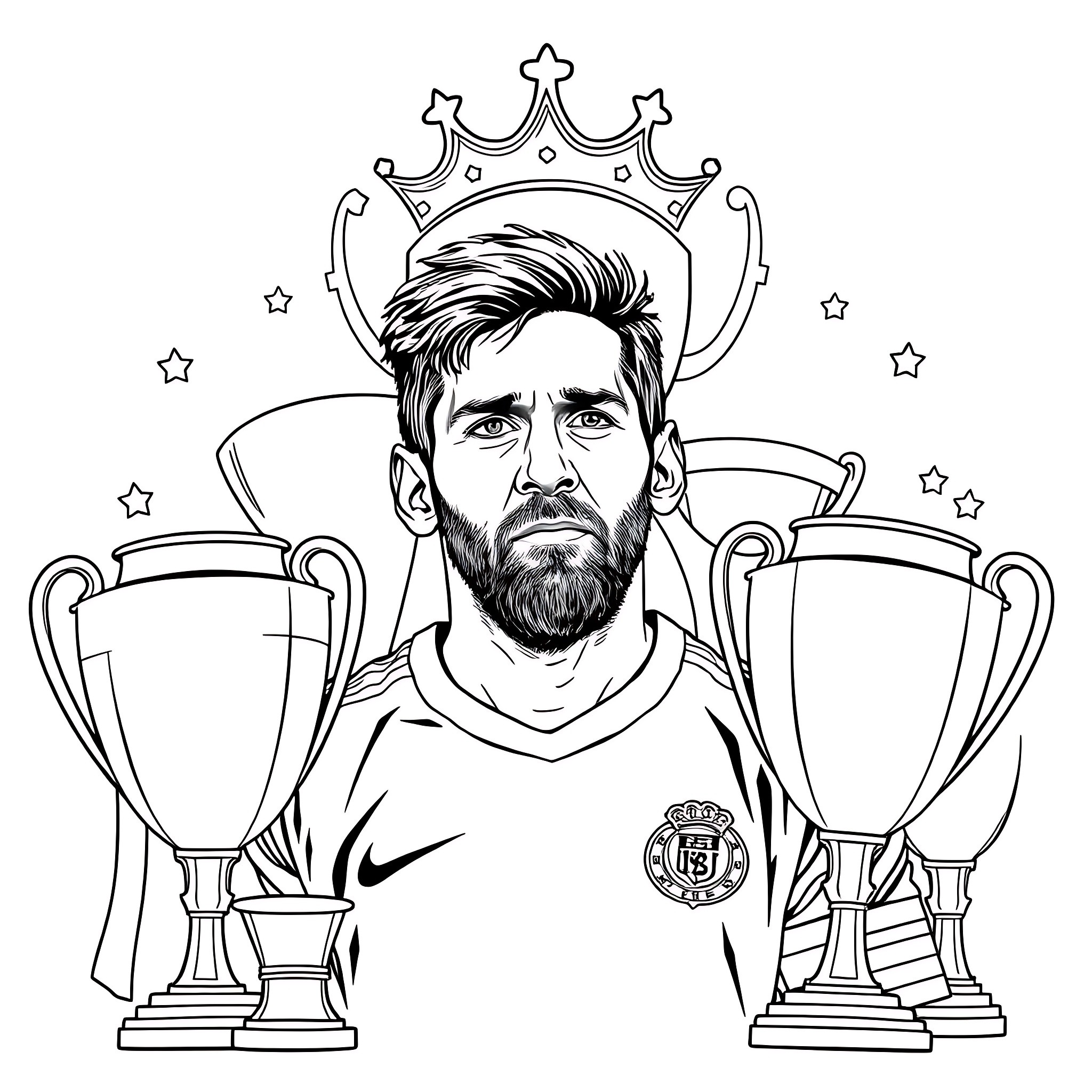 Best Lionel Messi Coloring Pages (Free Printable PDF)