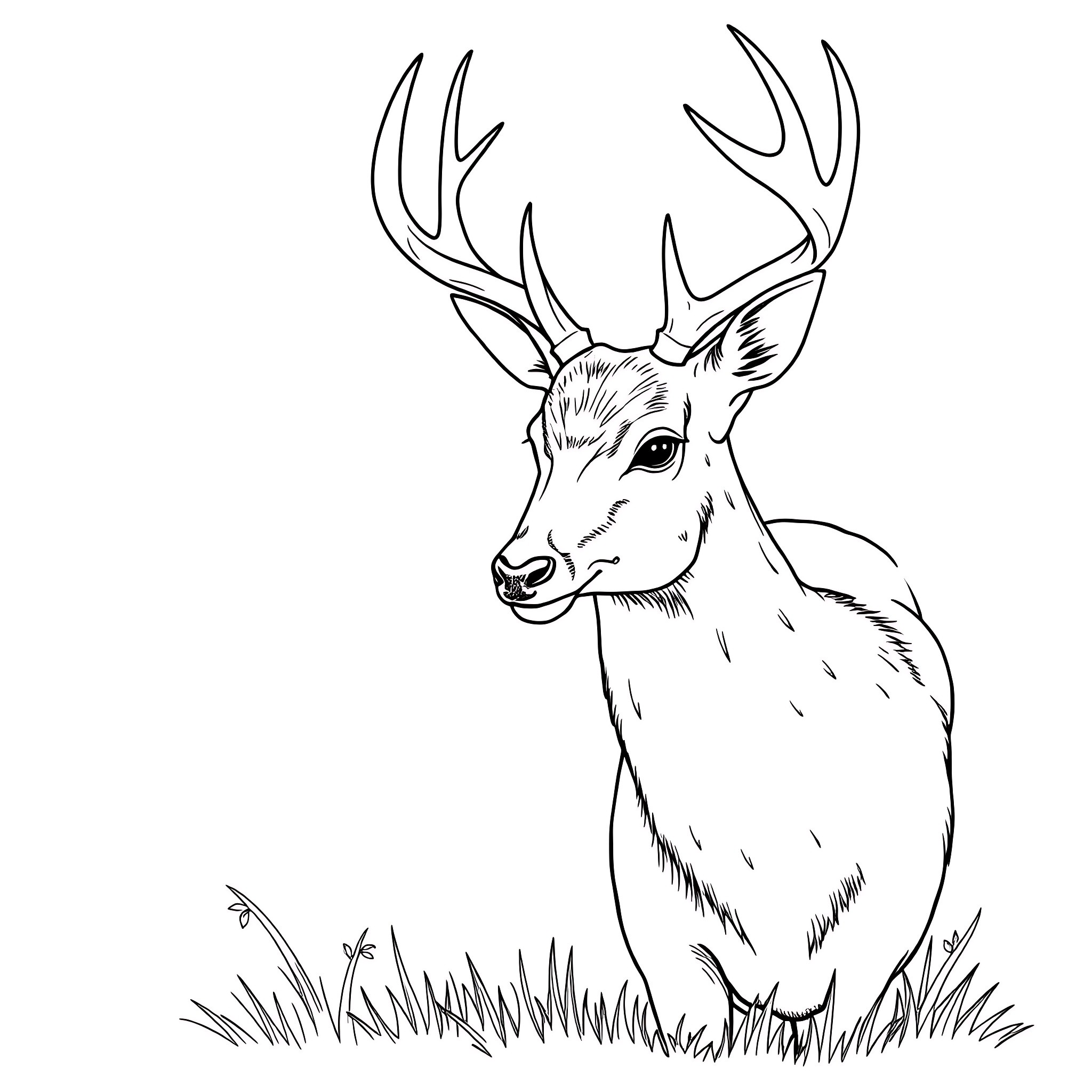 104 Best Deer Coloring Pages (Free Printable PDFs)