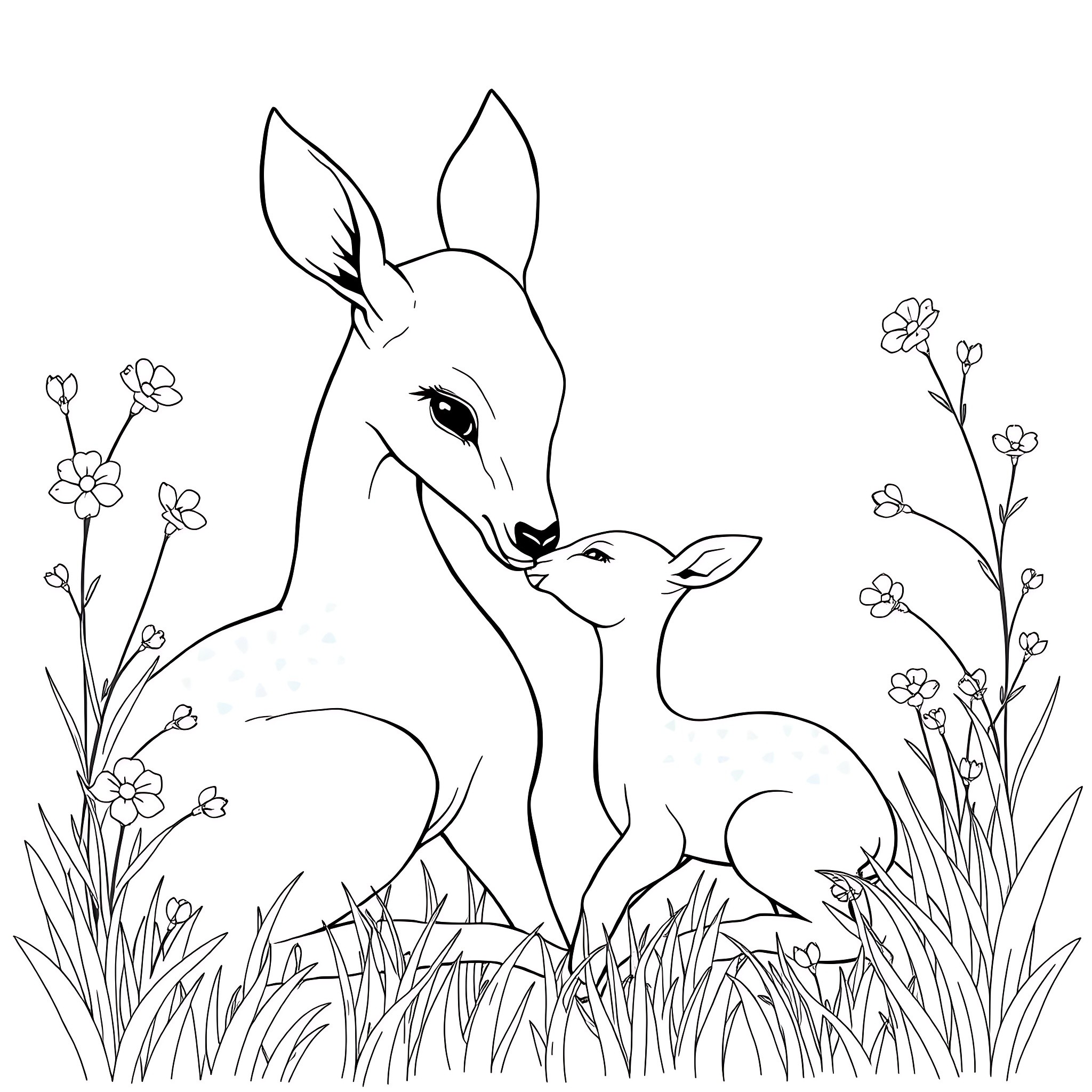 104 Best Deer Coloring Pages (Free Printable PDFs)
