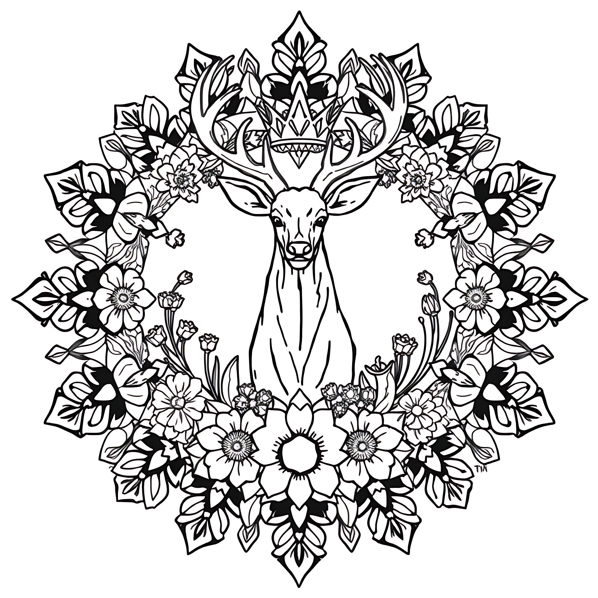104 Best Deer Coloring Pages (Free Printable PDFs)