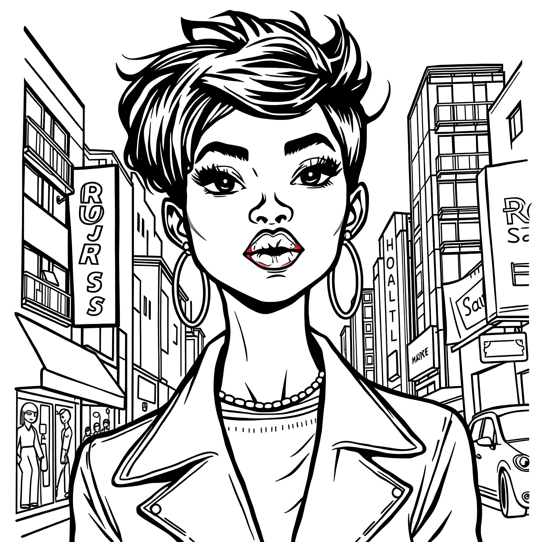 4 Best Pixie Cut Coloring Pages - 66f186b74ab44506522051 