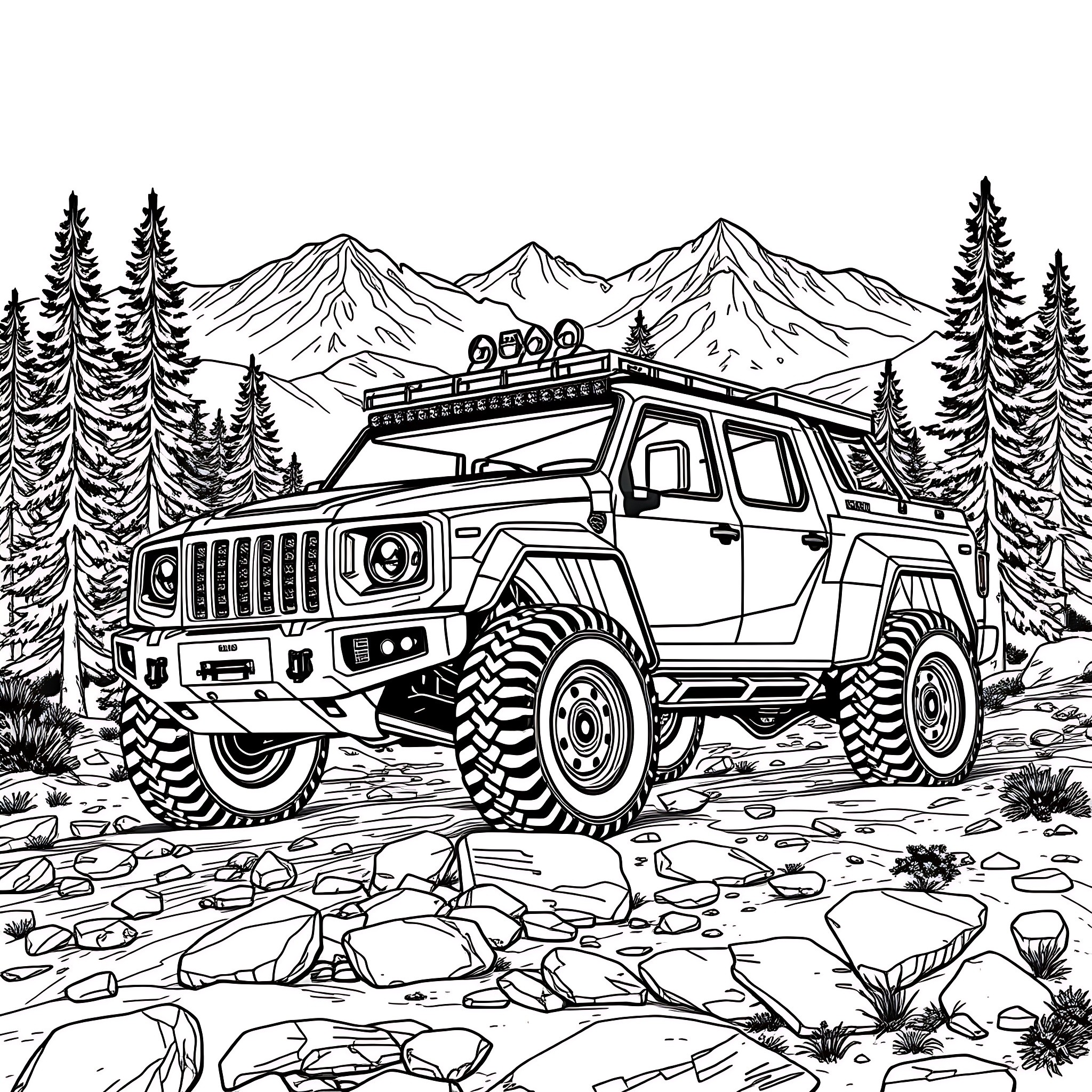 2 Best Cybertruck Coloring Pages (Free Printable PDFs)