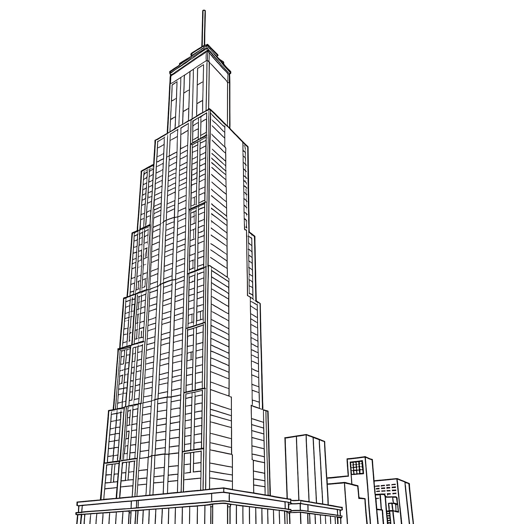 21 Best Skyscraper Coloring Pages (Free Printable PDFs)