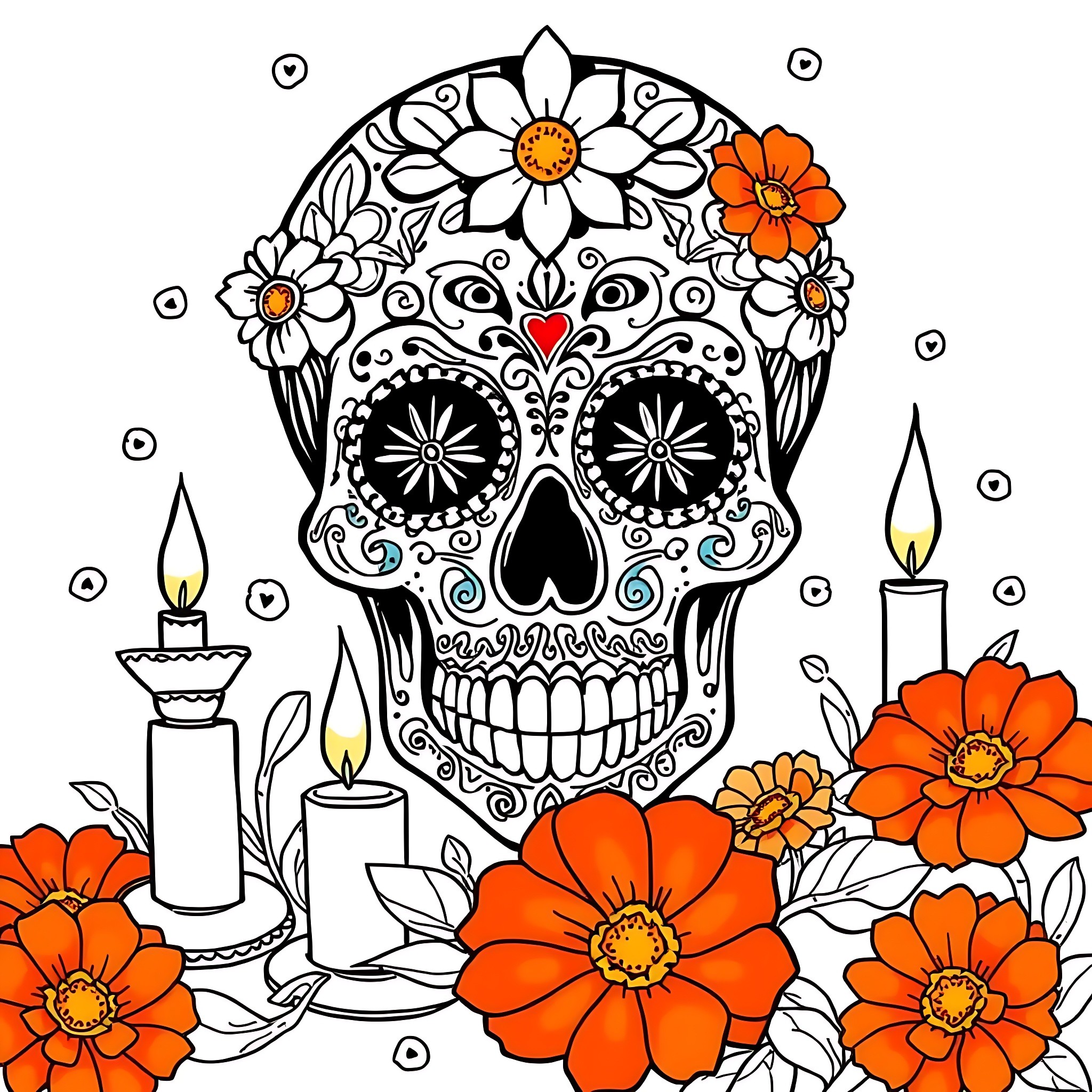 18 Best Skull Coloring Pages (Free Printable PDFs)