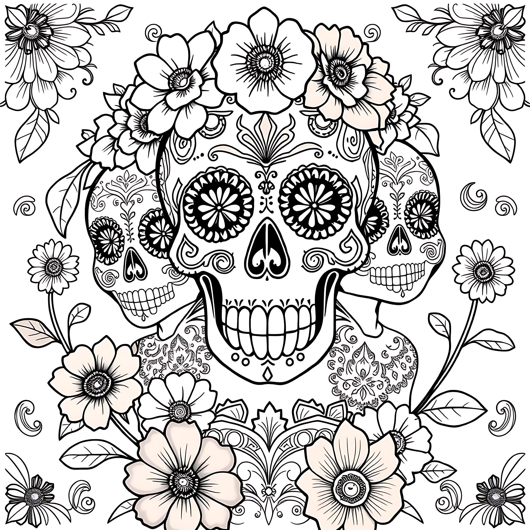 2 Best Calavera Coloring Pages (Free Printable PDFs)