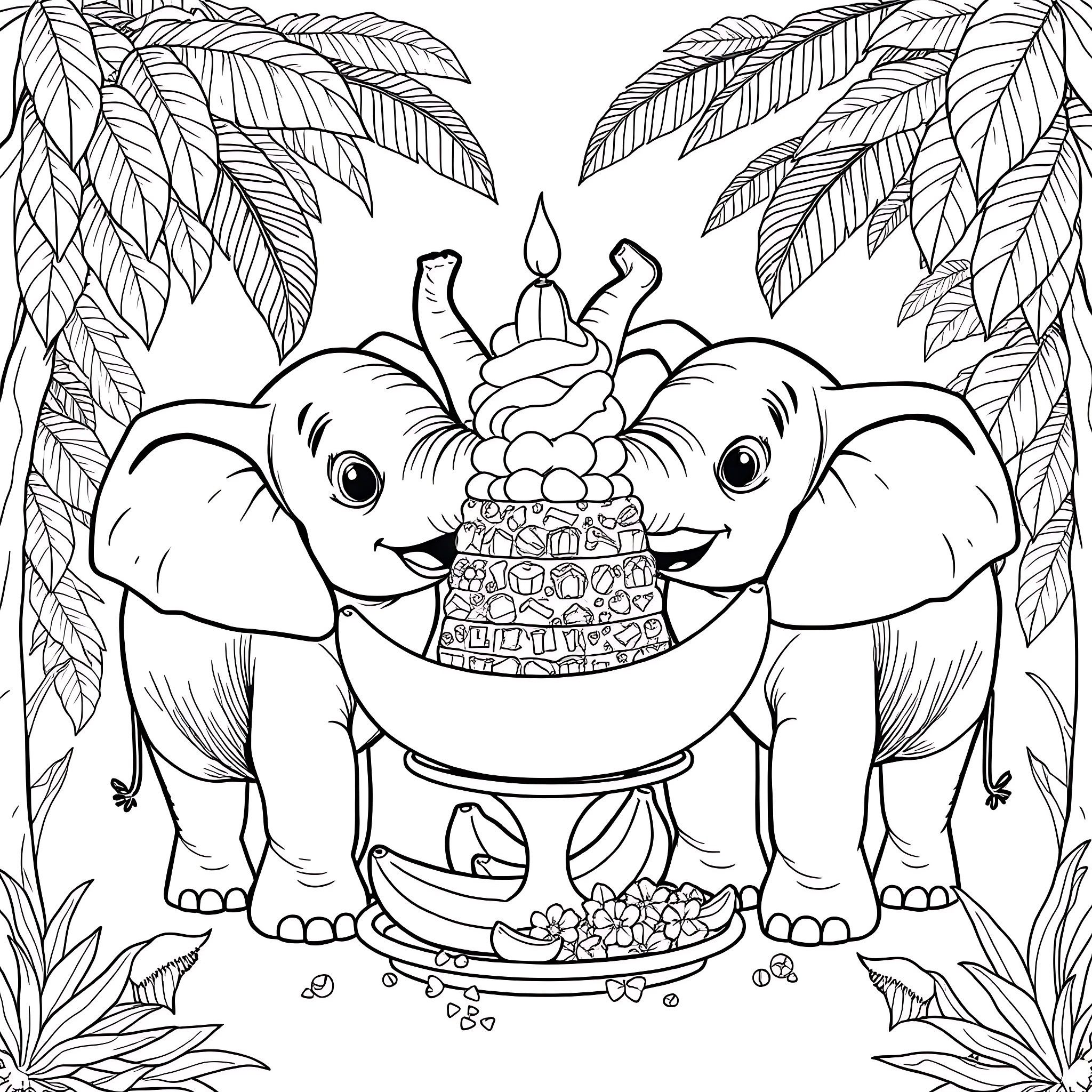 25 Best Elephant Coloring Pages (Free Printable PDFs)