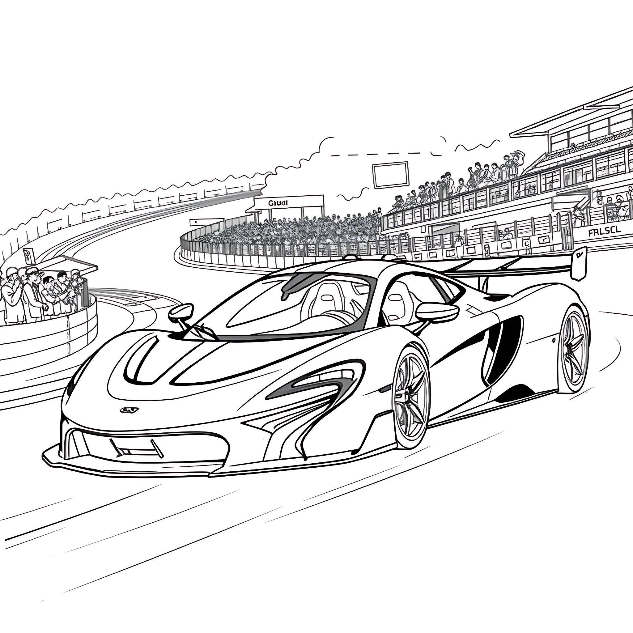 6 Best Mclaren P1 Coloring Pages - 6724b1c71e65d071950422