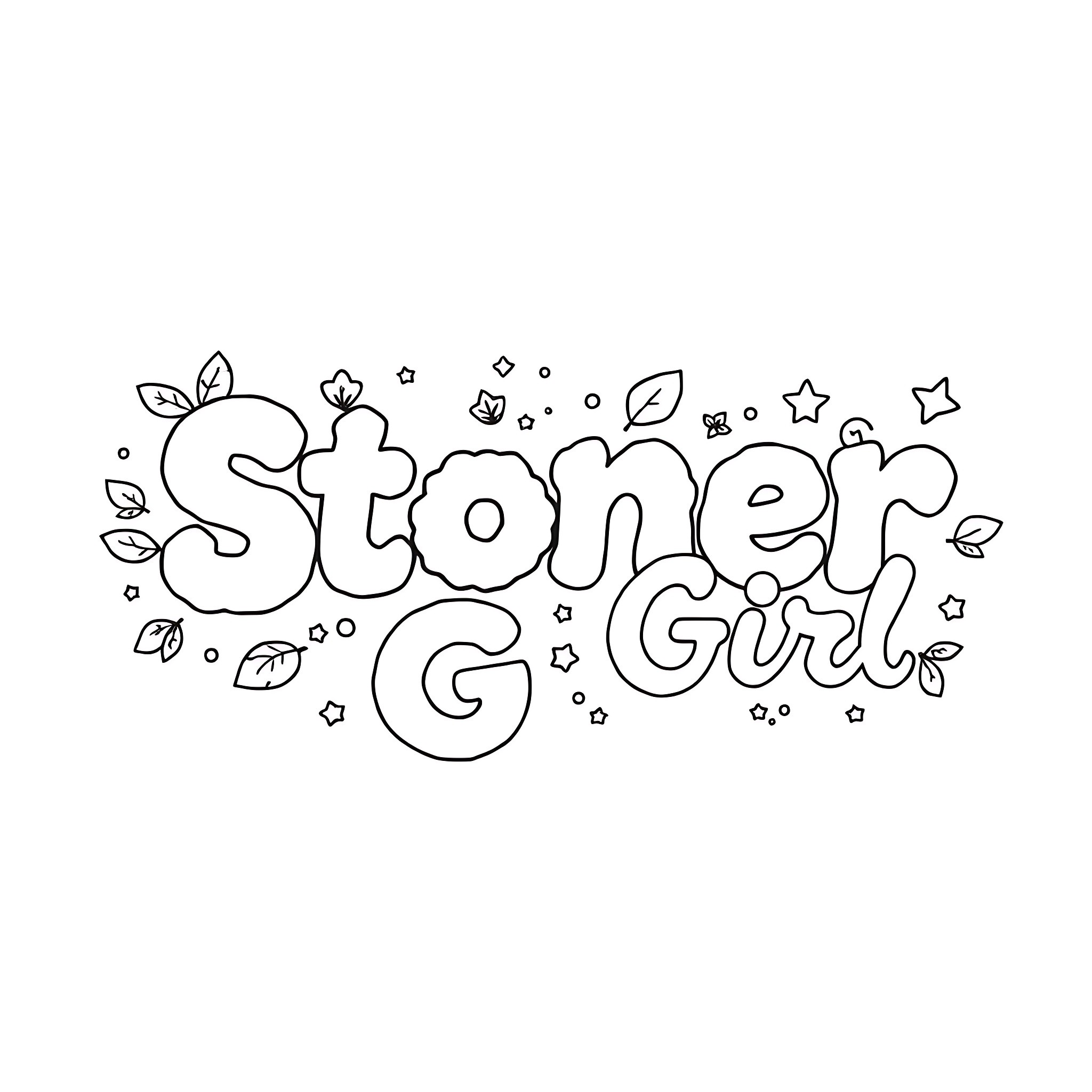 Best Stoner Girl Coloring Pages (Free Printable PDF)