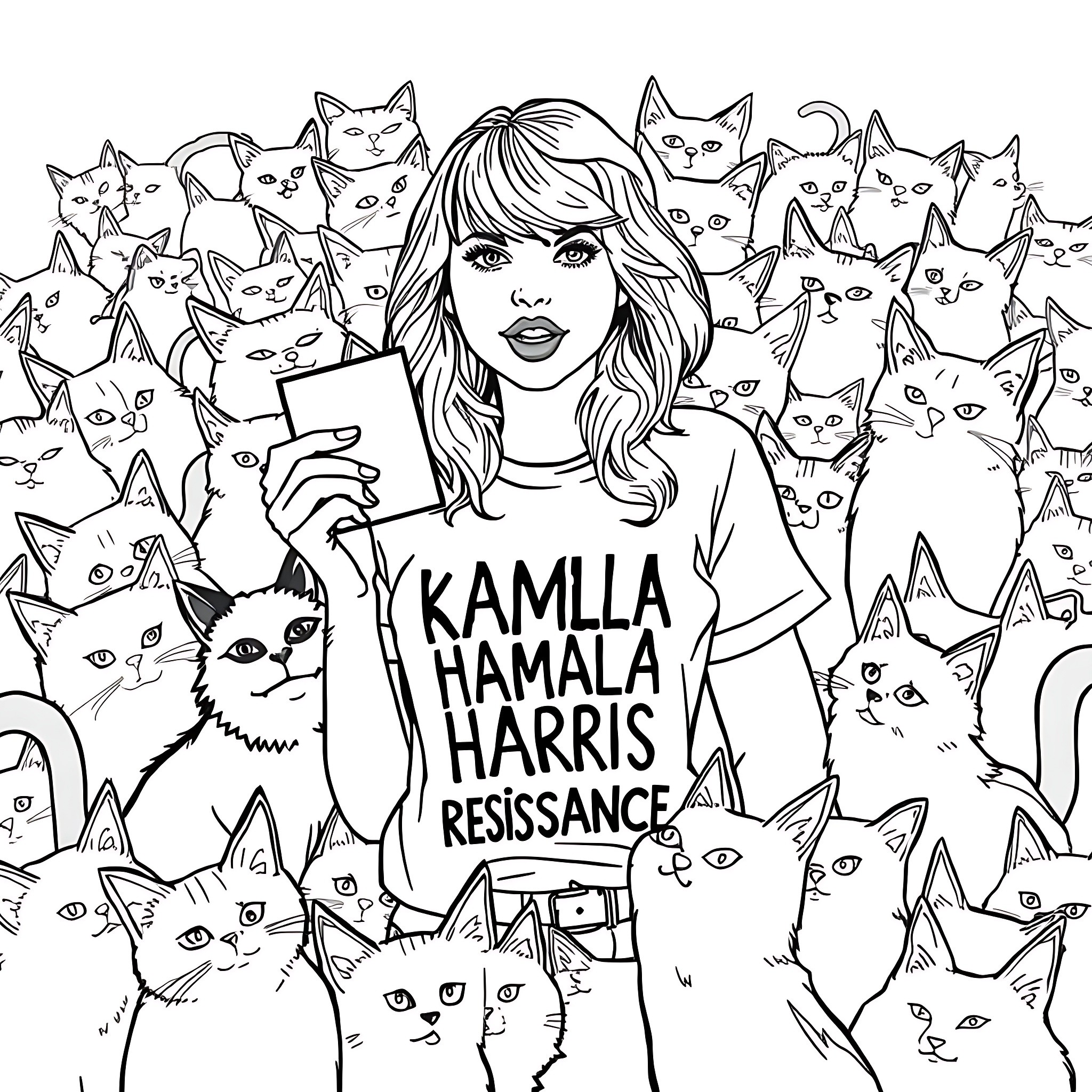 52 Best Taylor Swift Coloring Pages (Free Printable PDFs)