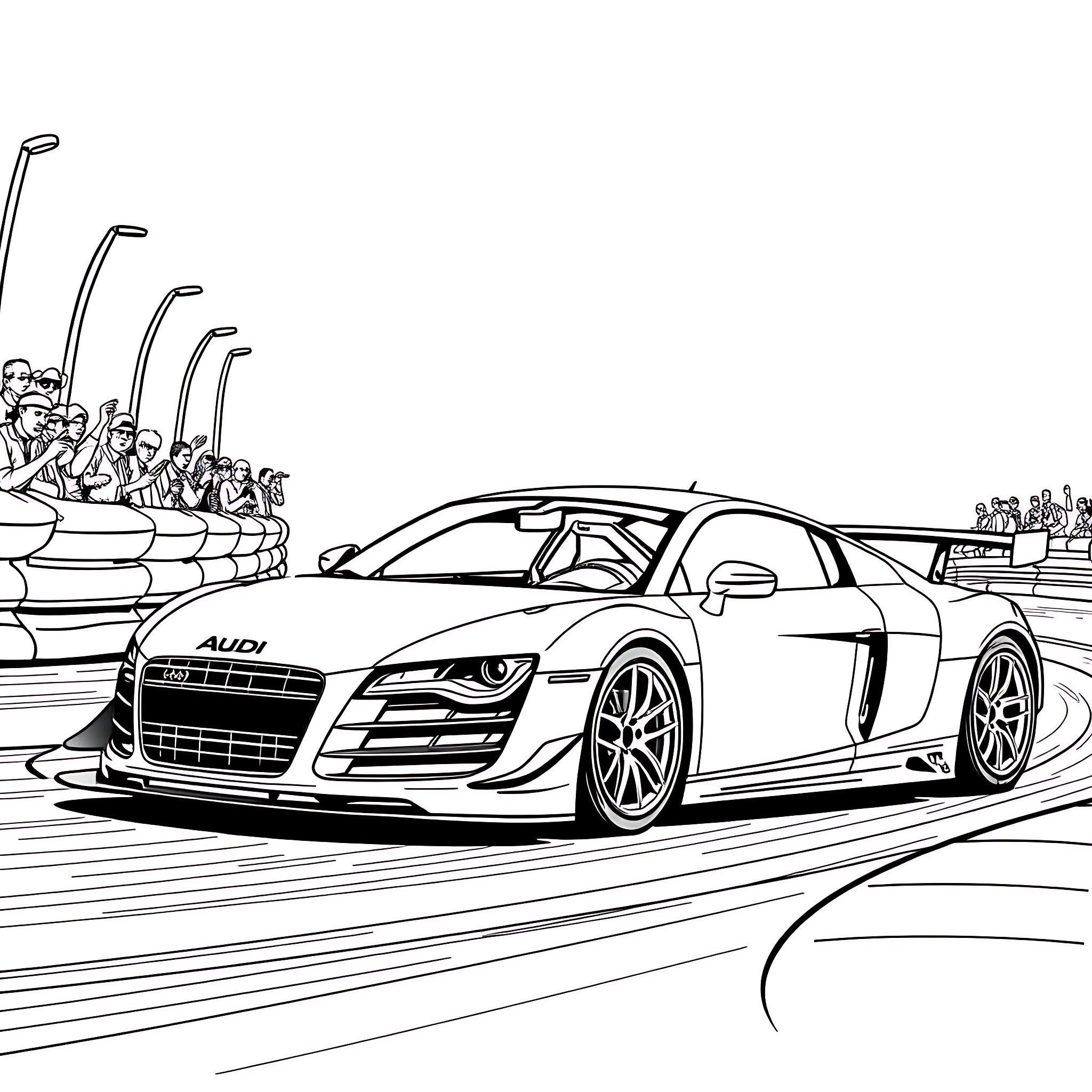 11 Best Audi R8 Coloring Pages - 673131636ad7b584910874 