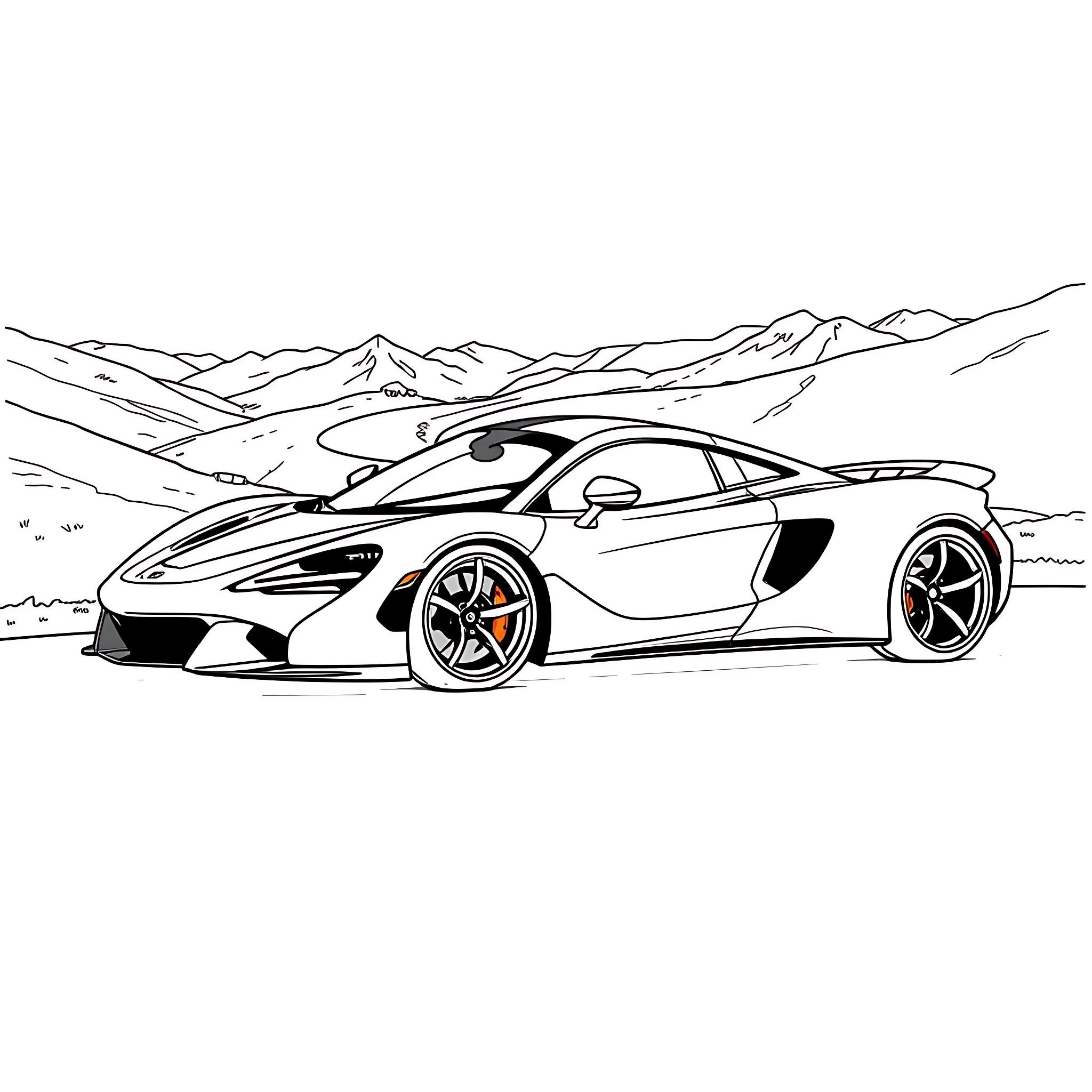 6 Best Mclaren P1 Coloring Pages (Free Printable PDFs)