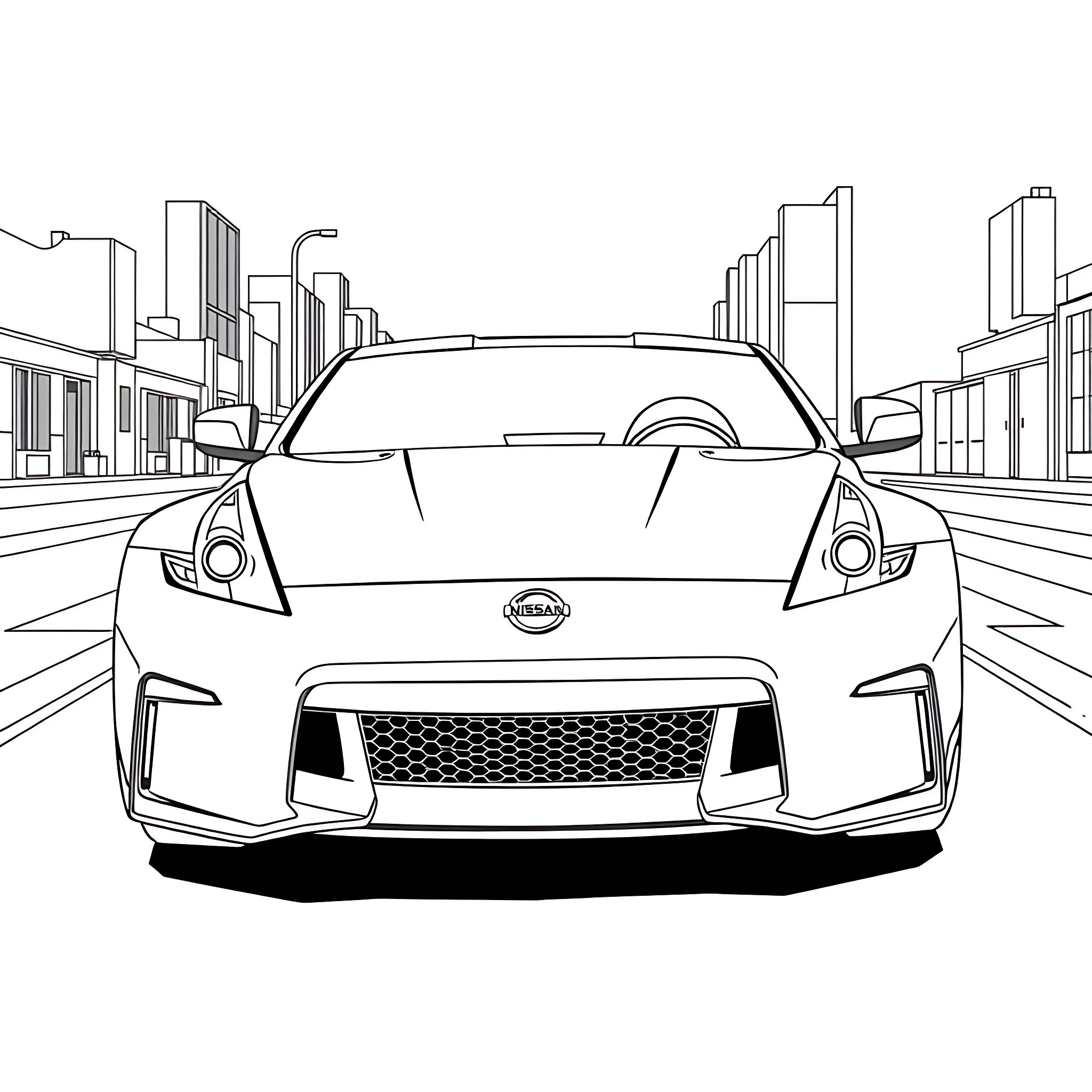 50 Best Nissan Coloring Pages (Free Printable PDFs)