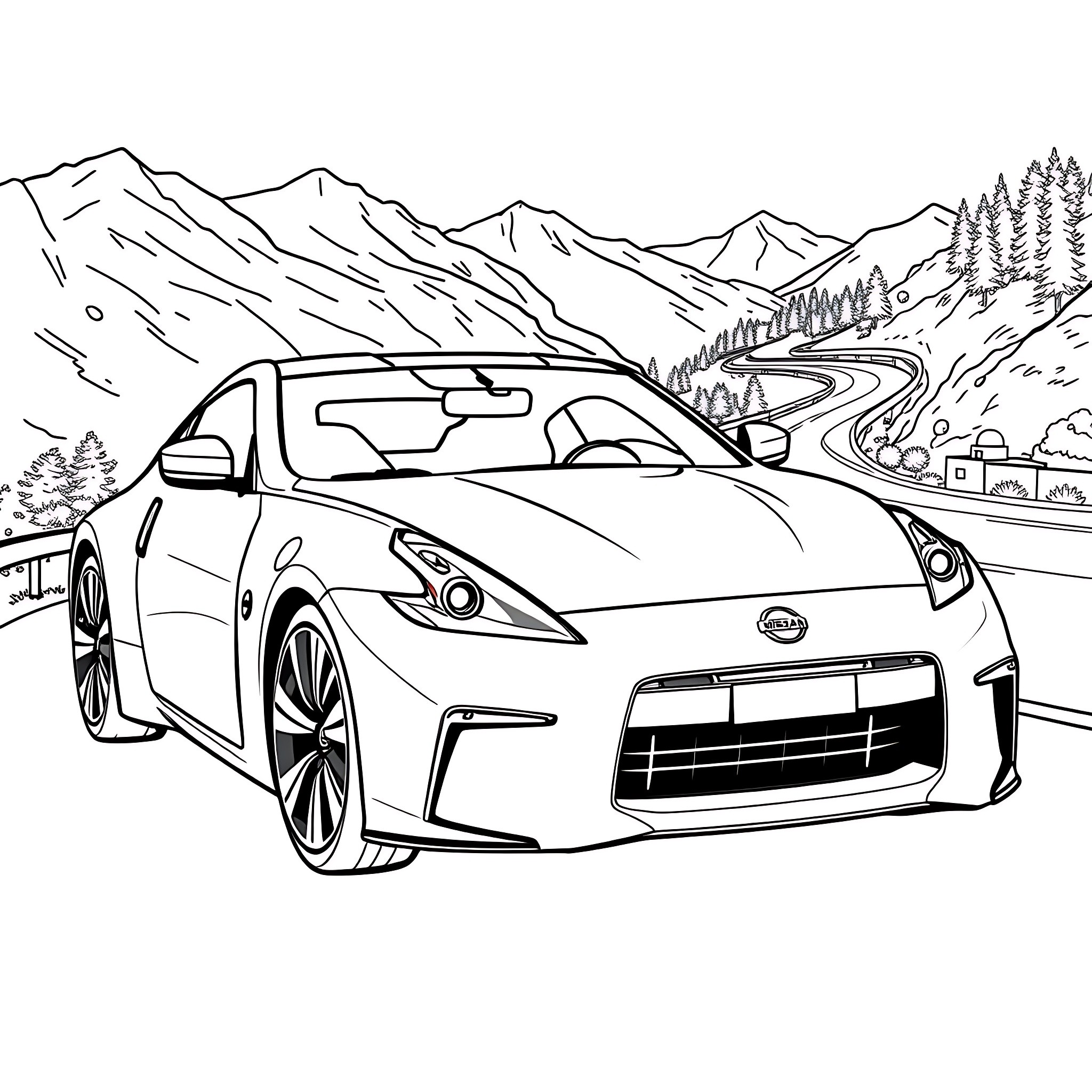 1 Best Nissan 400Z Coloring Pages - 6738056048824154397703