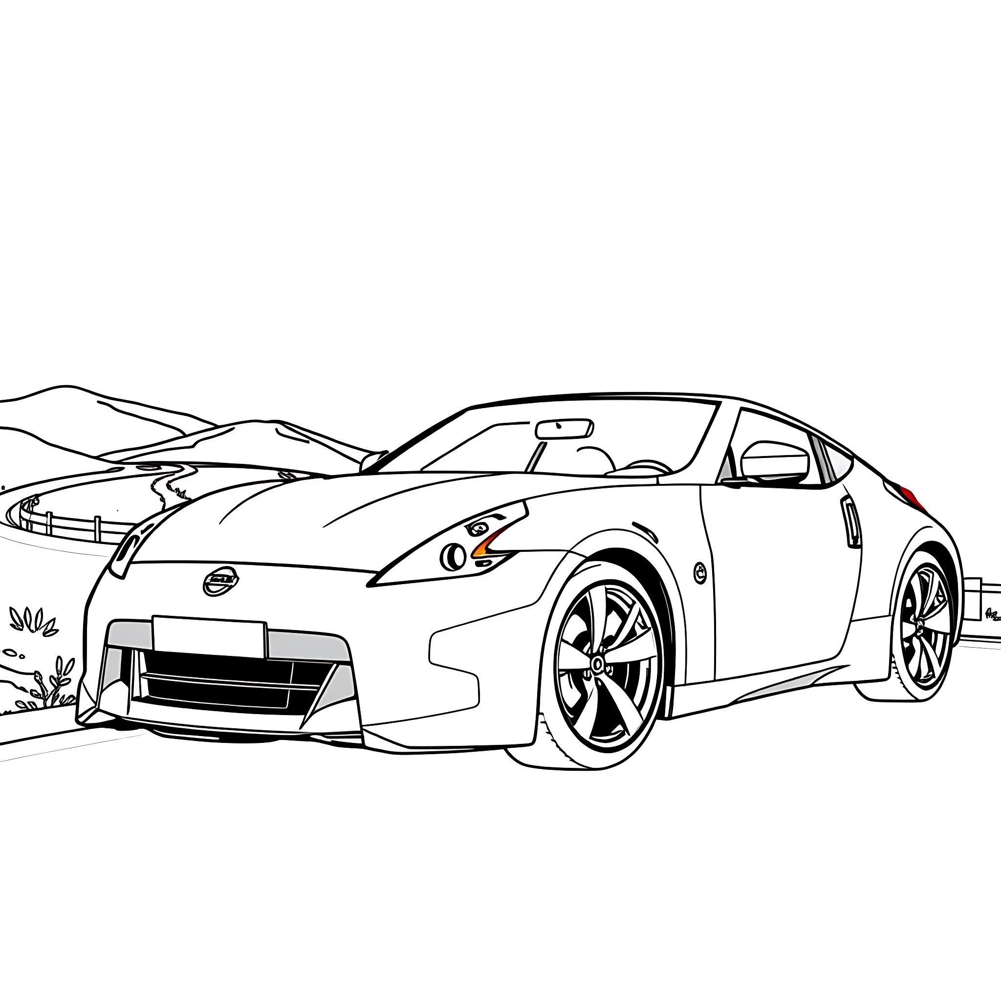 36 Best Nissan Coloring Pages Free - 6738075095220087504397