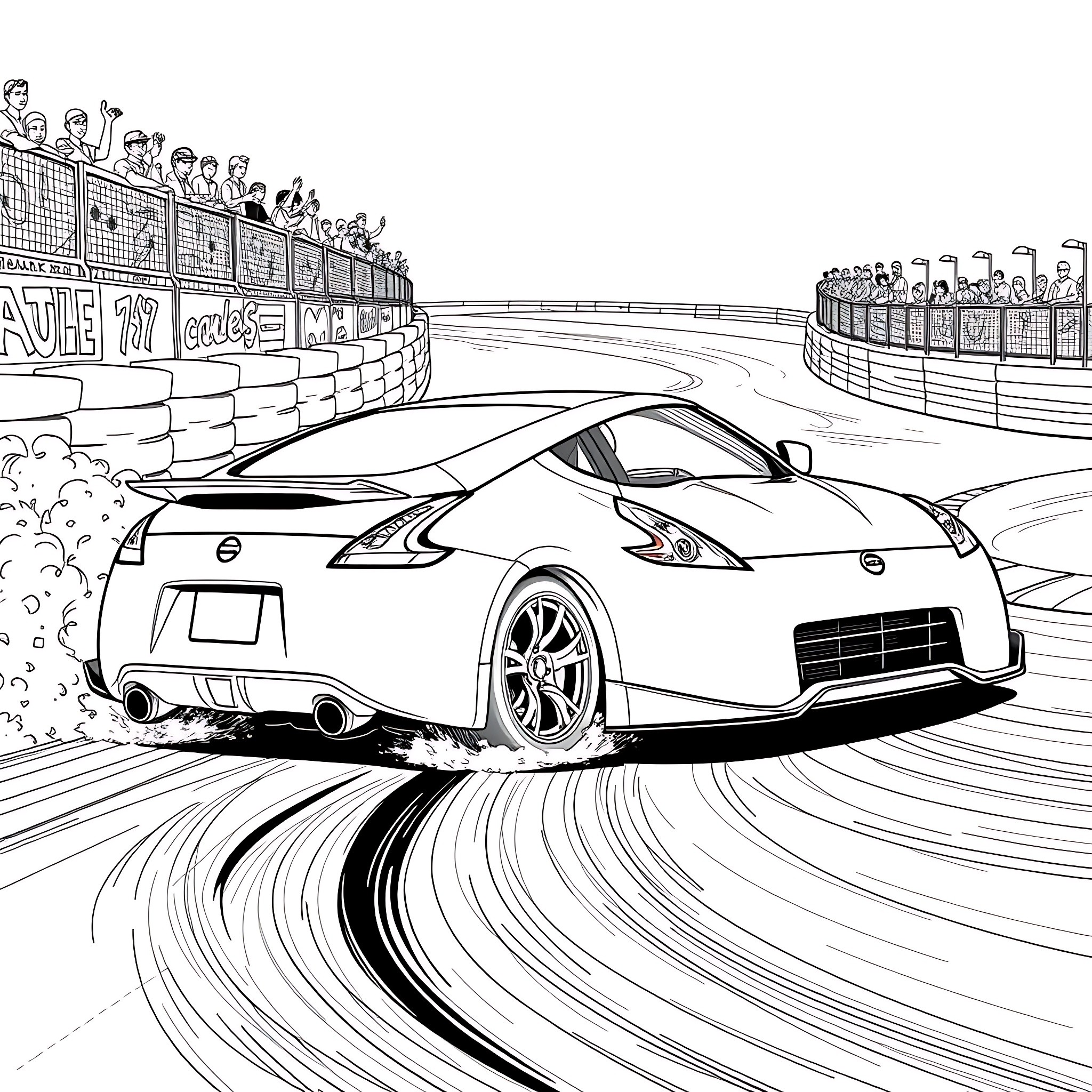 16 Best Nissan 370z Coloring Pages (Free Printable PDFs)