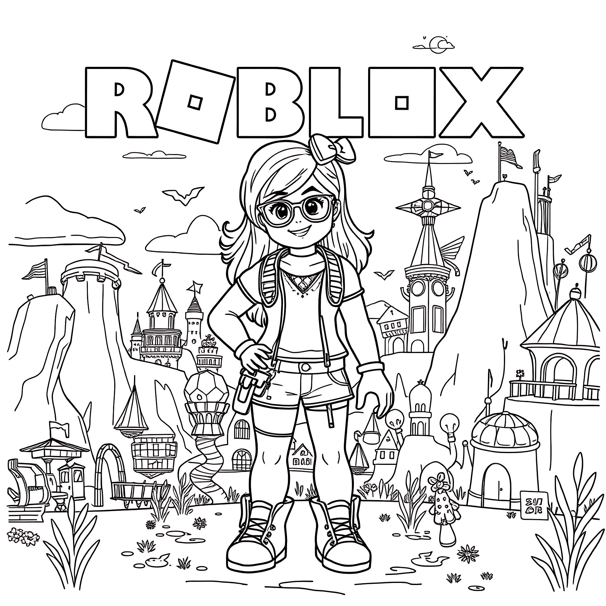 7 Best Roblox Girl Coloring Pages (Free Printable PDFs)