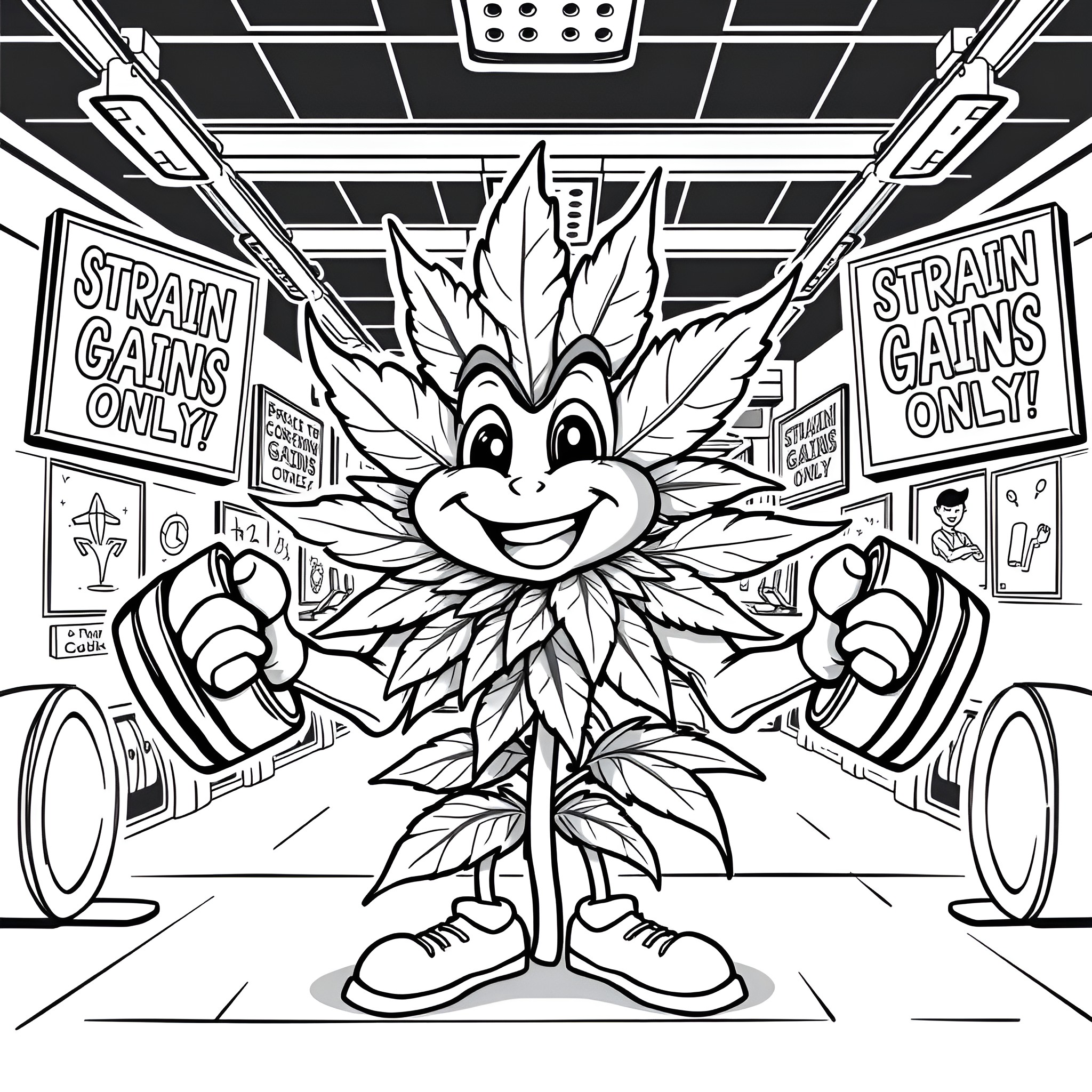 111 Best Cannabis Coloring Pages (Free Printable PDFs)