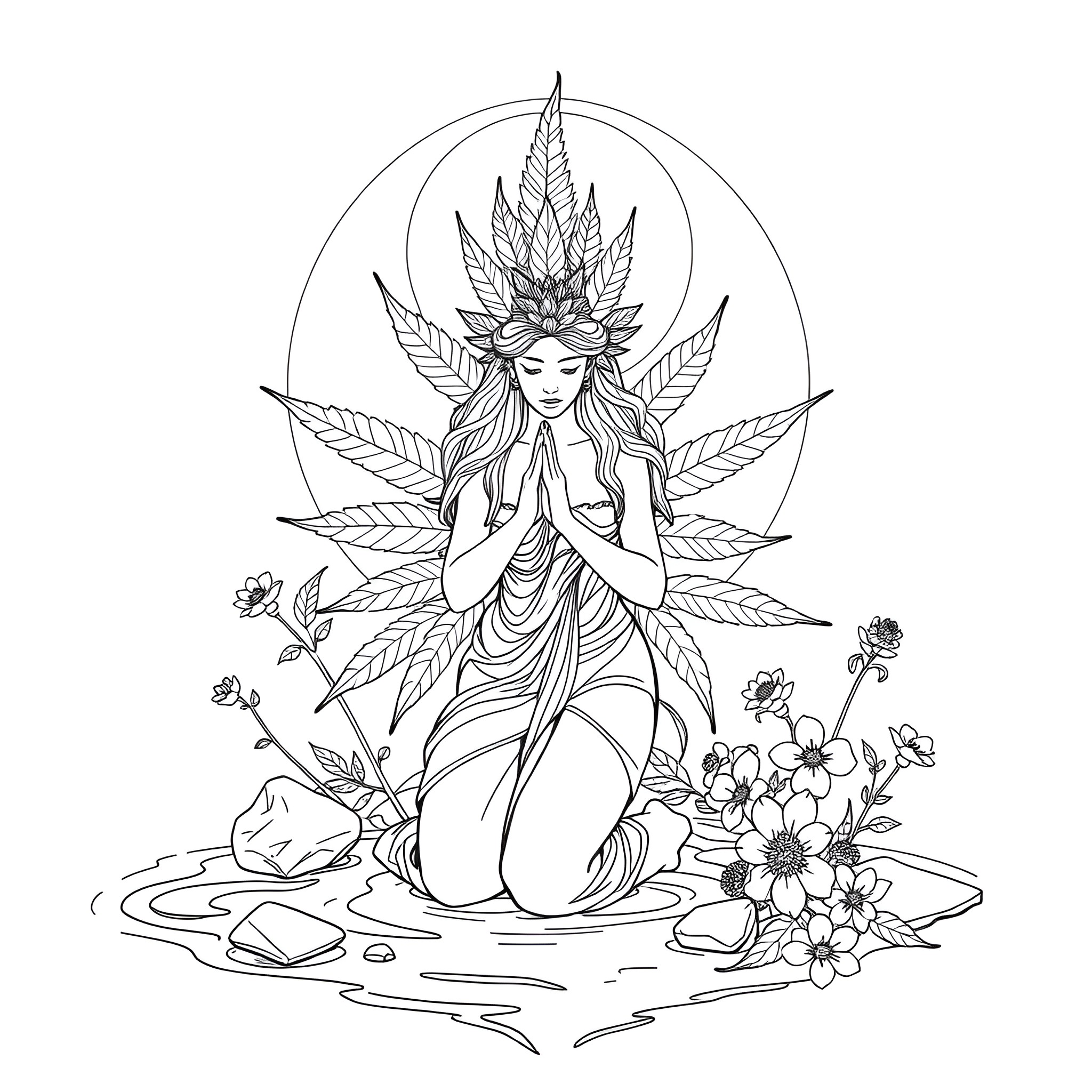 10 Best Goddess Coloring Pages (Free Printable PDFs)