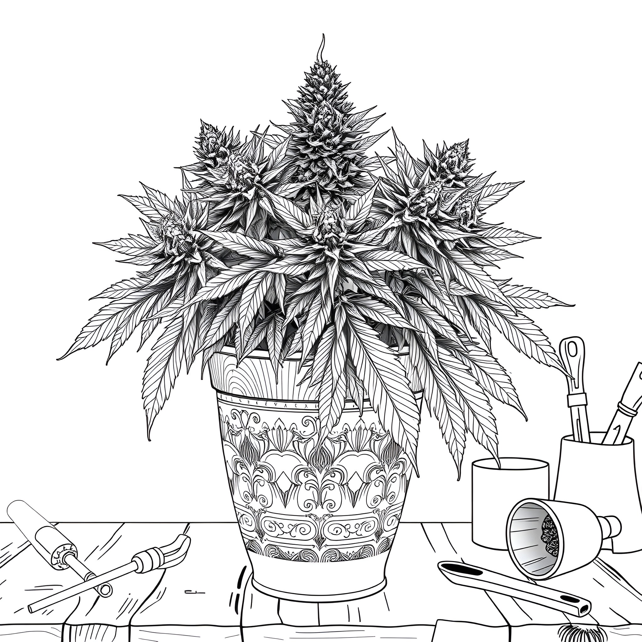 112 Best Cannabis Coloring Pages (Free Printable PDFs)