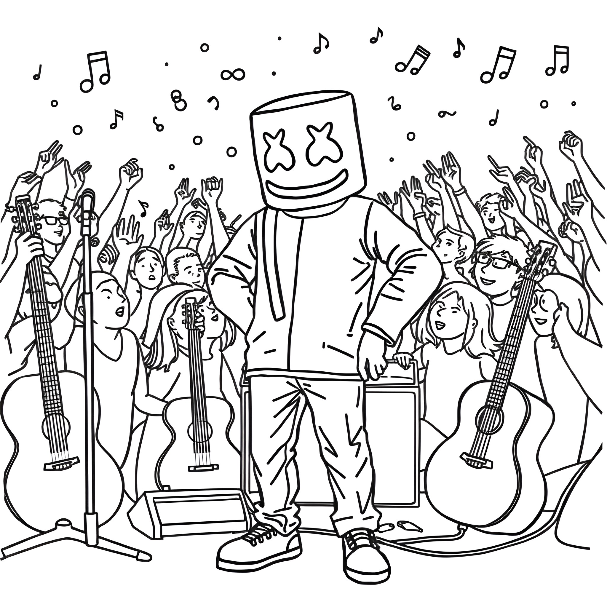 5 Best Marshmallow Coloring Pages (Free Printable PDFs)