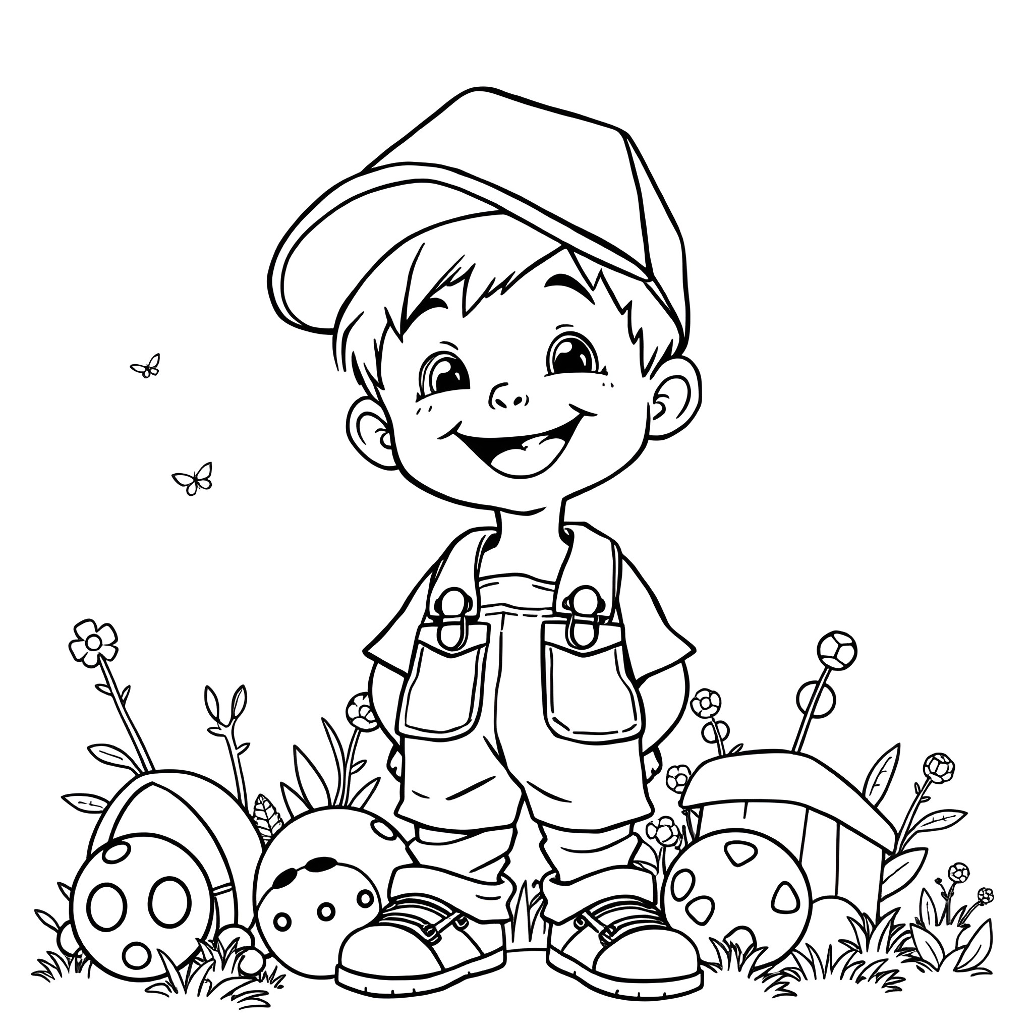 102 Best Boy Coloring Pages (Free Printable PDFs)