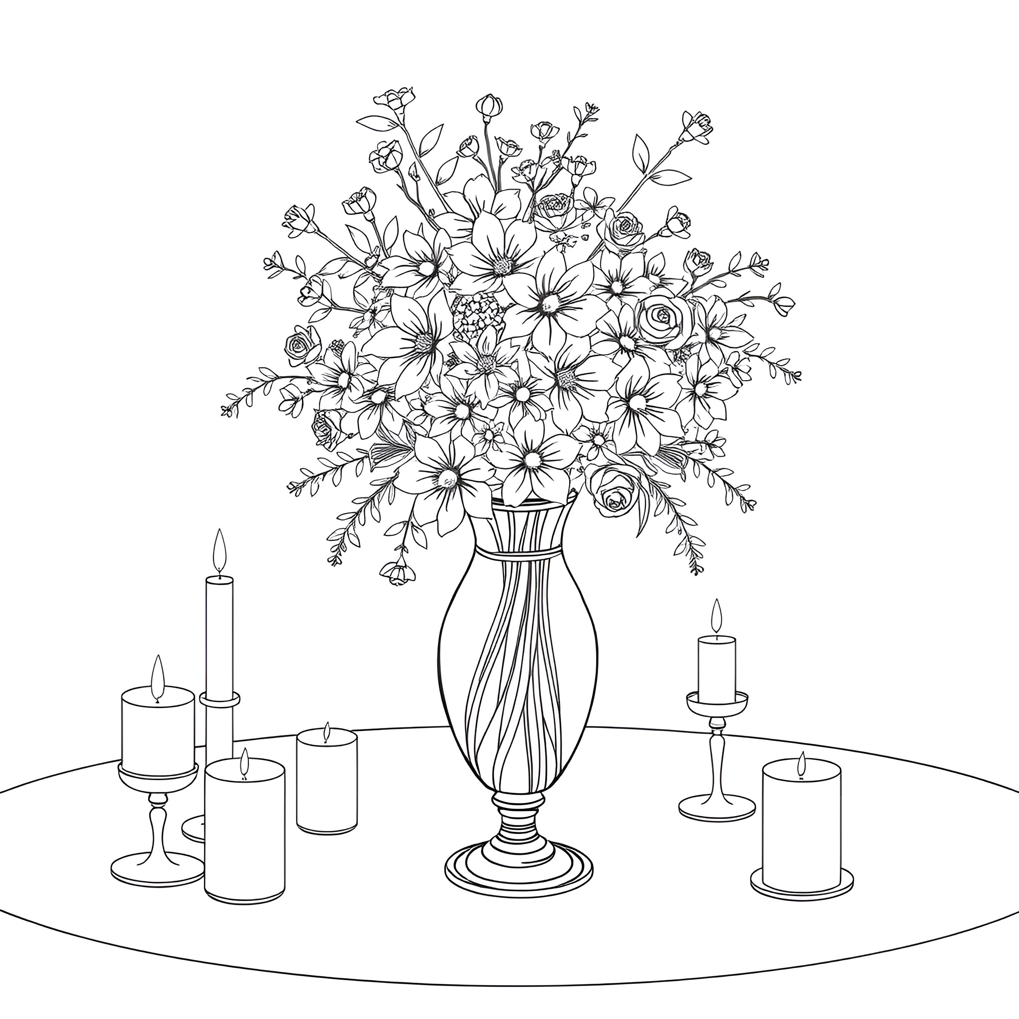 3 Best Vase Coloring Pages (Free Printable PDFs)