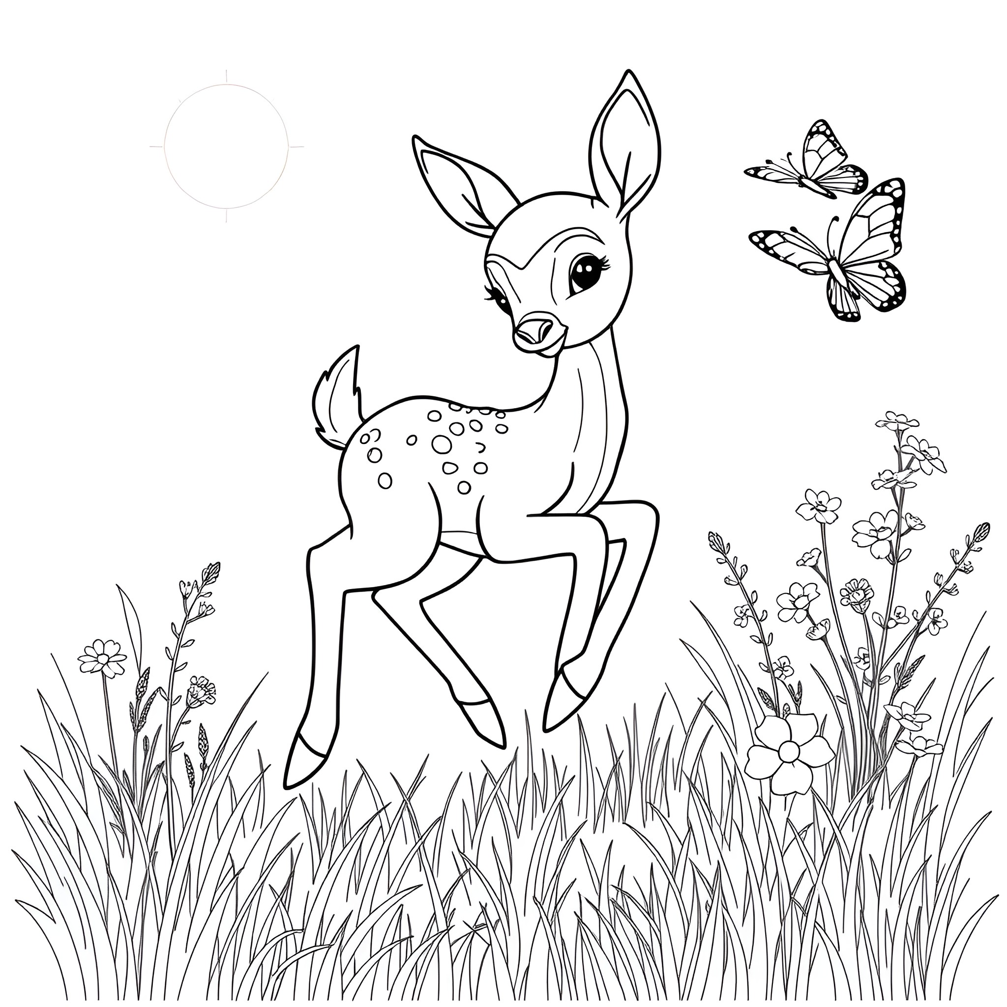 104 Best Deer Coloring Pages (Free Printable PDFs)