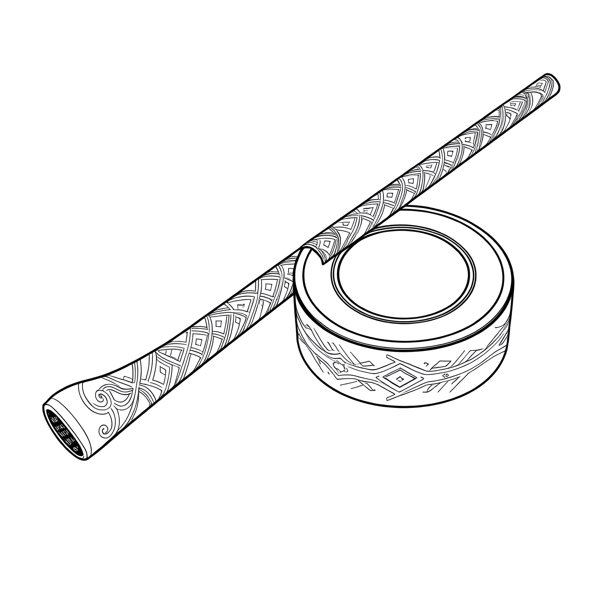 Best Hockey Stick and Puck Coloring Pages (Free Printable PDF)