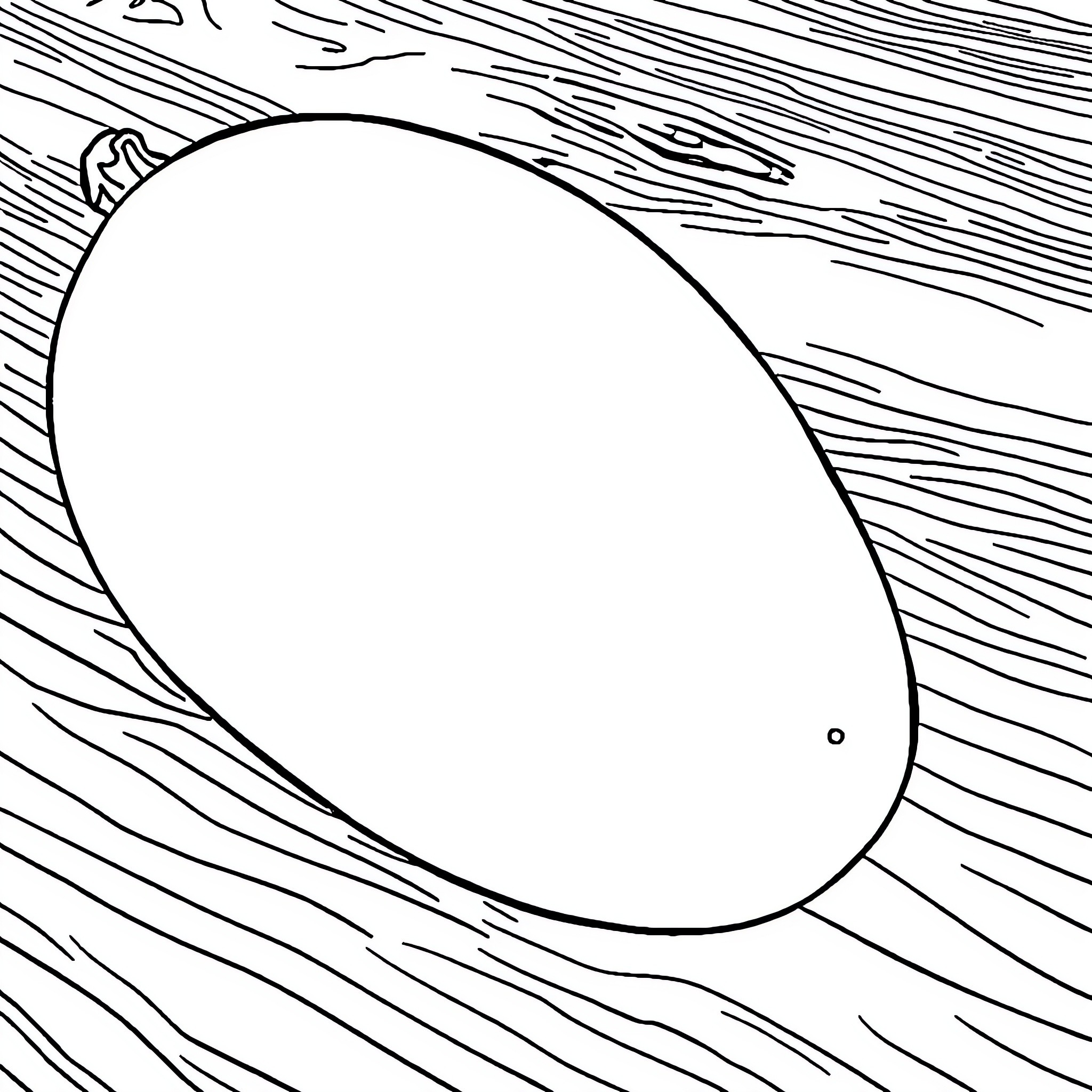 Mango floating on abstract background Coloring Page (free black-and-white line drawing printable PDF for all, from beginners to advanced learners, including children, teens, adults, and seniors)