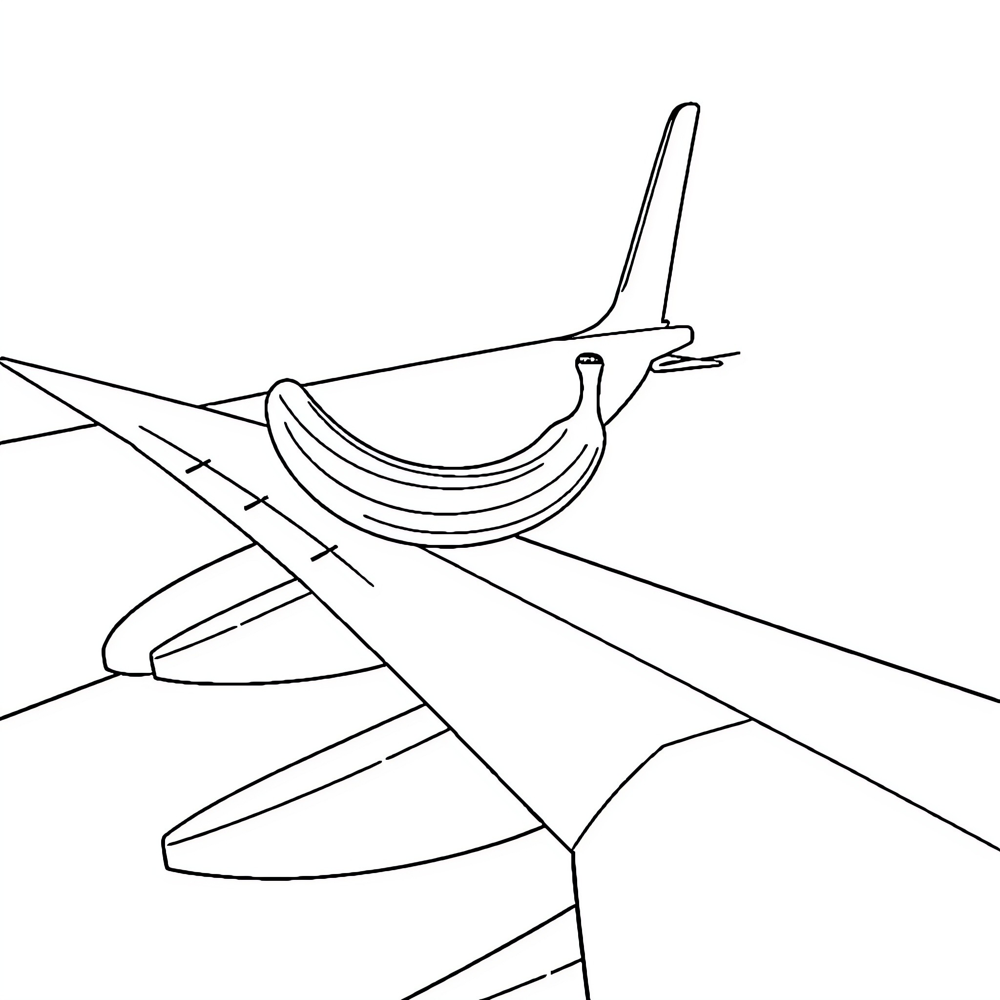 Banana on a geometric backdrop Coloring Page (free black-and-white line drawing printable PDF for all, from beginners to advanced learners, including children, teens, adults, and seniors)