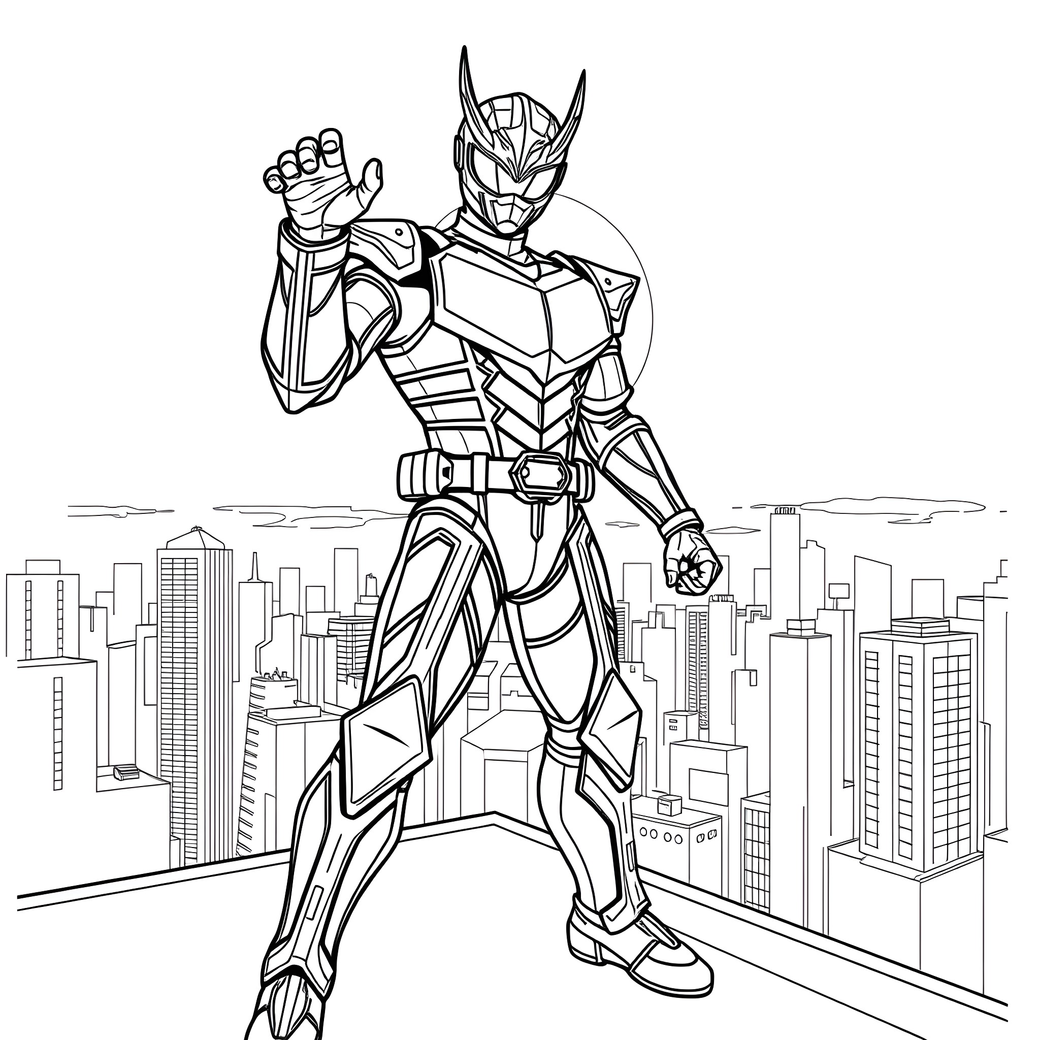 Best Kamen Rider Coloring Pages (Free Printable PDF)