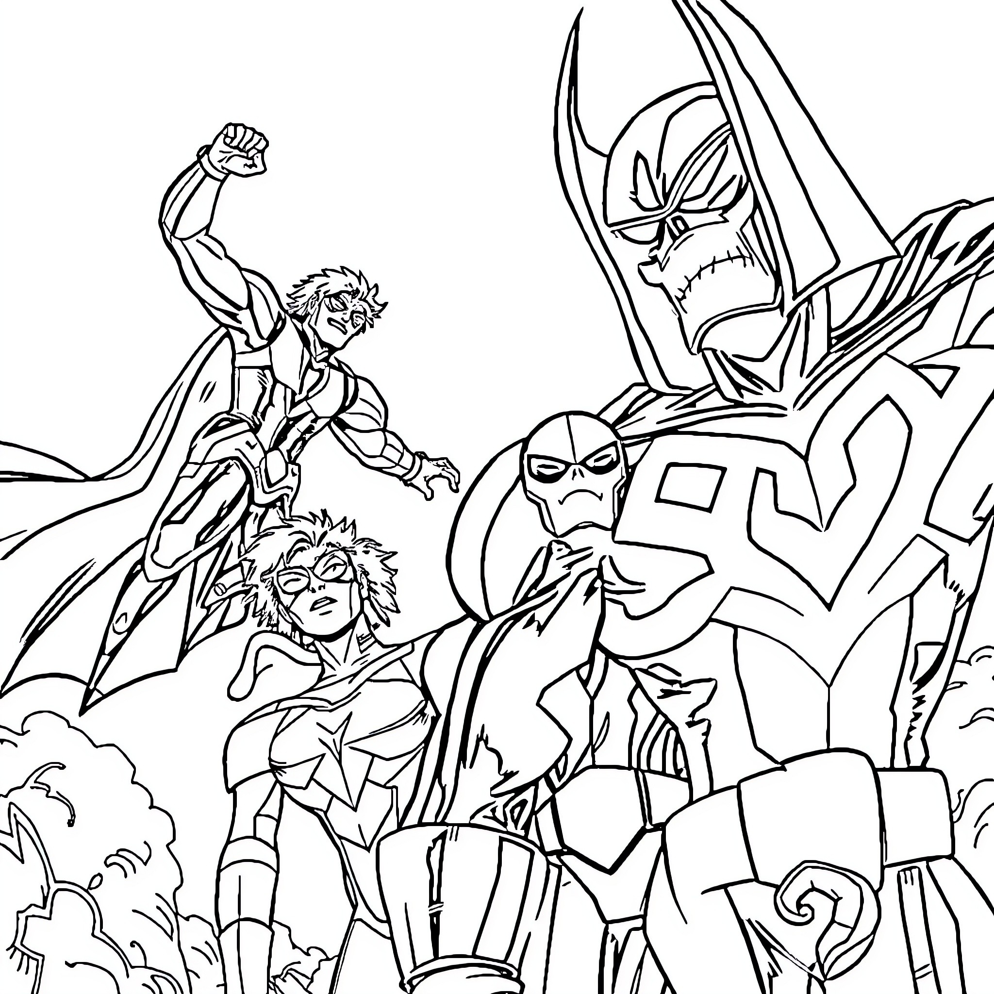 Best Thunderbolts Coloring Pages (Free Printable PDF)