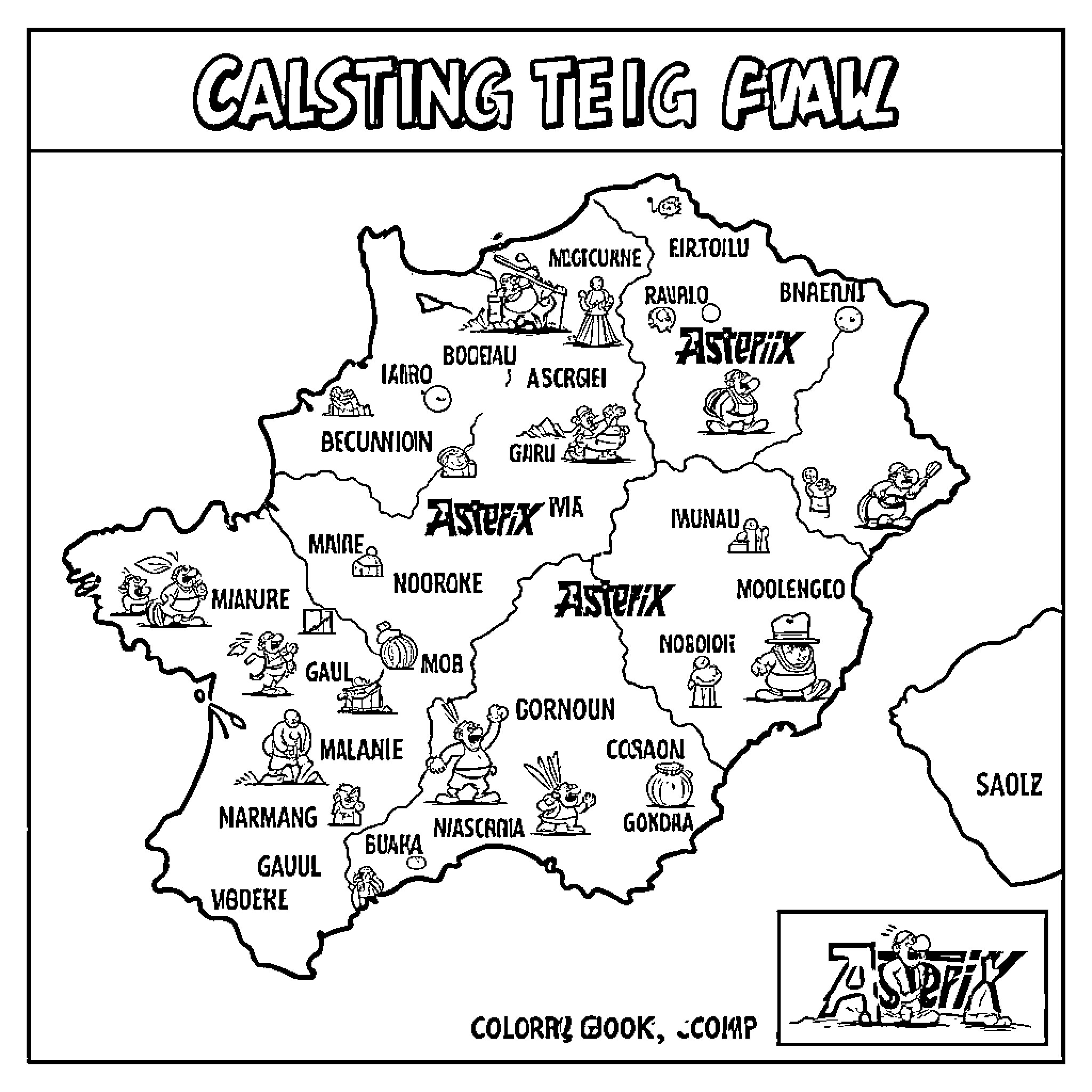 Best Map Coloring Pages (Free Printable PDF)