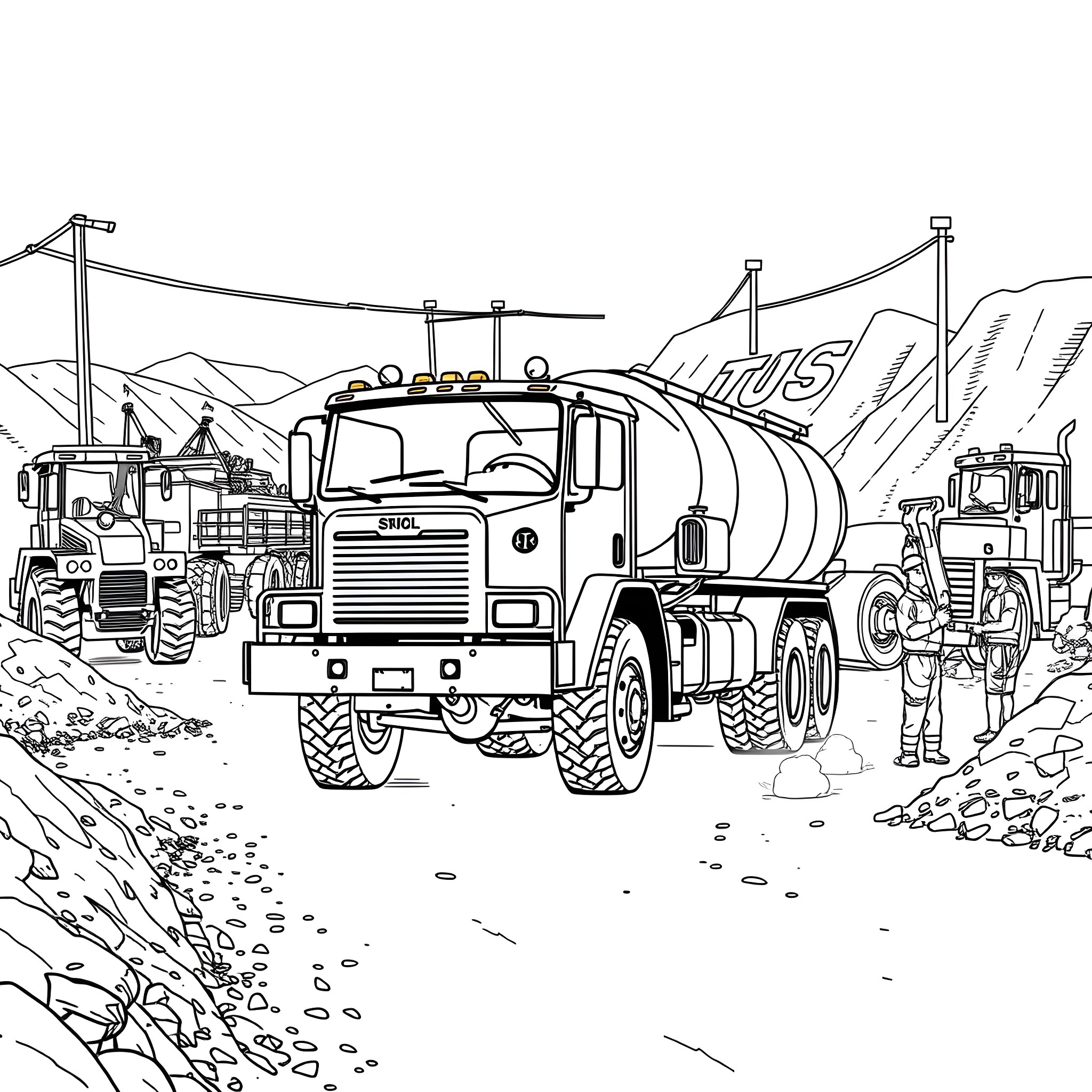 10 Best Water Truck Coloring Pages (Free Printable PDFs)
