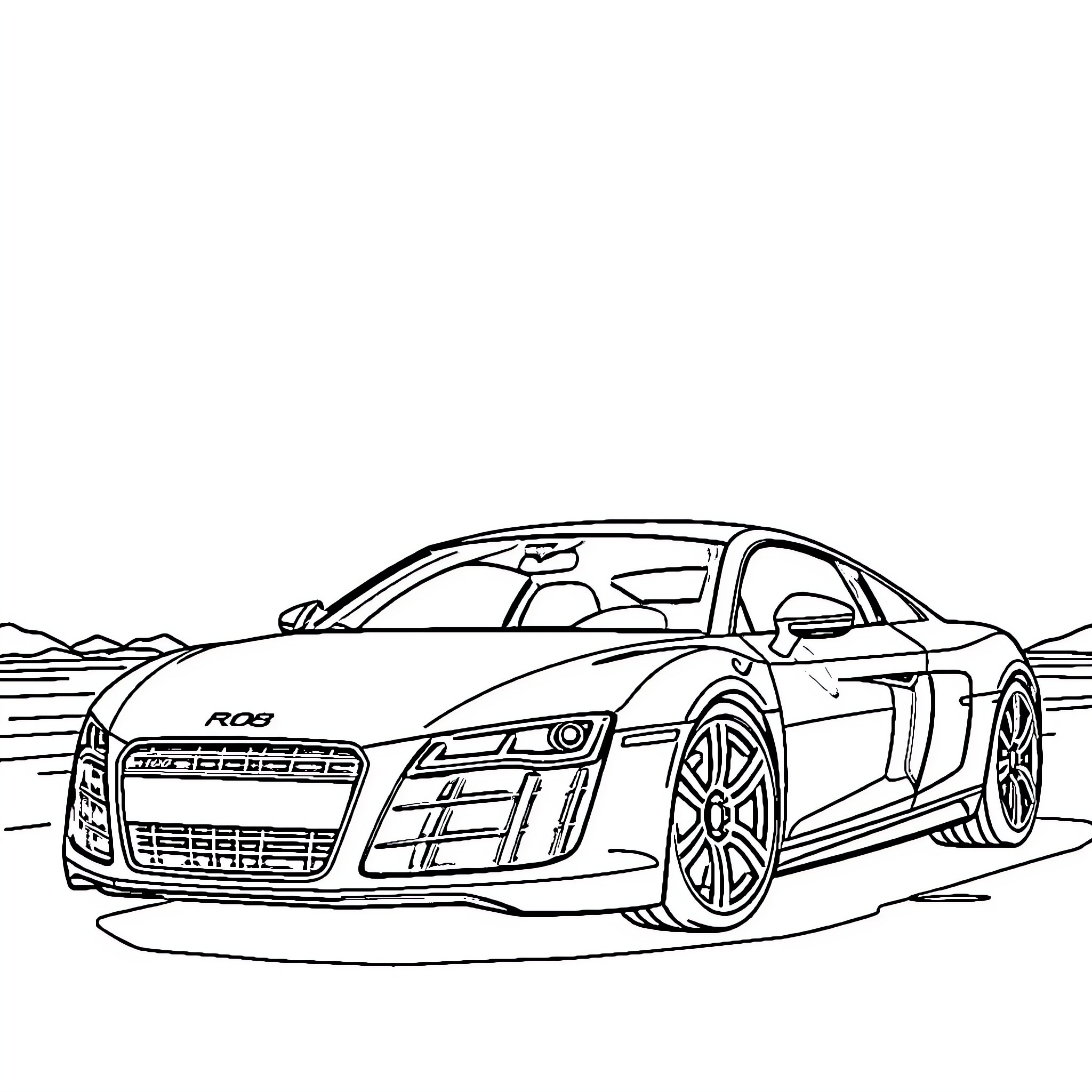12 Best Audi R8 Coloring Pages (Free Printable PDFs)