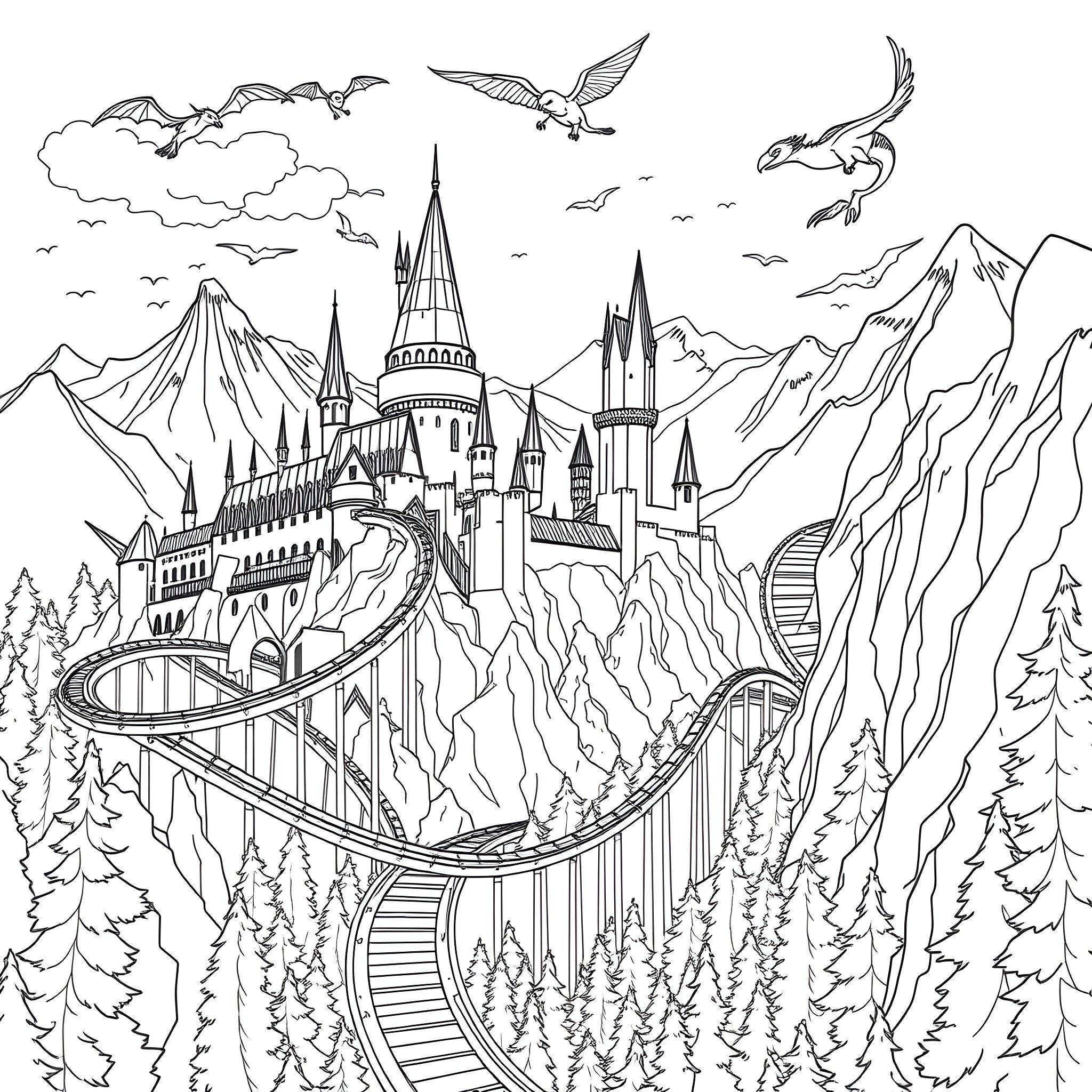 408 Best Harry Potter Coloring Pages (Free Printable PDFs)