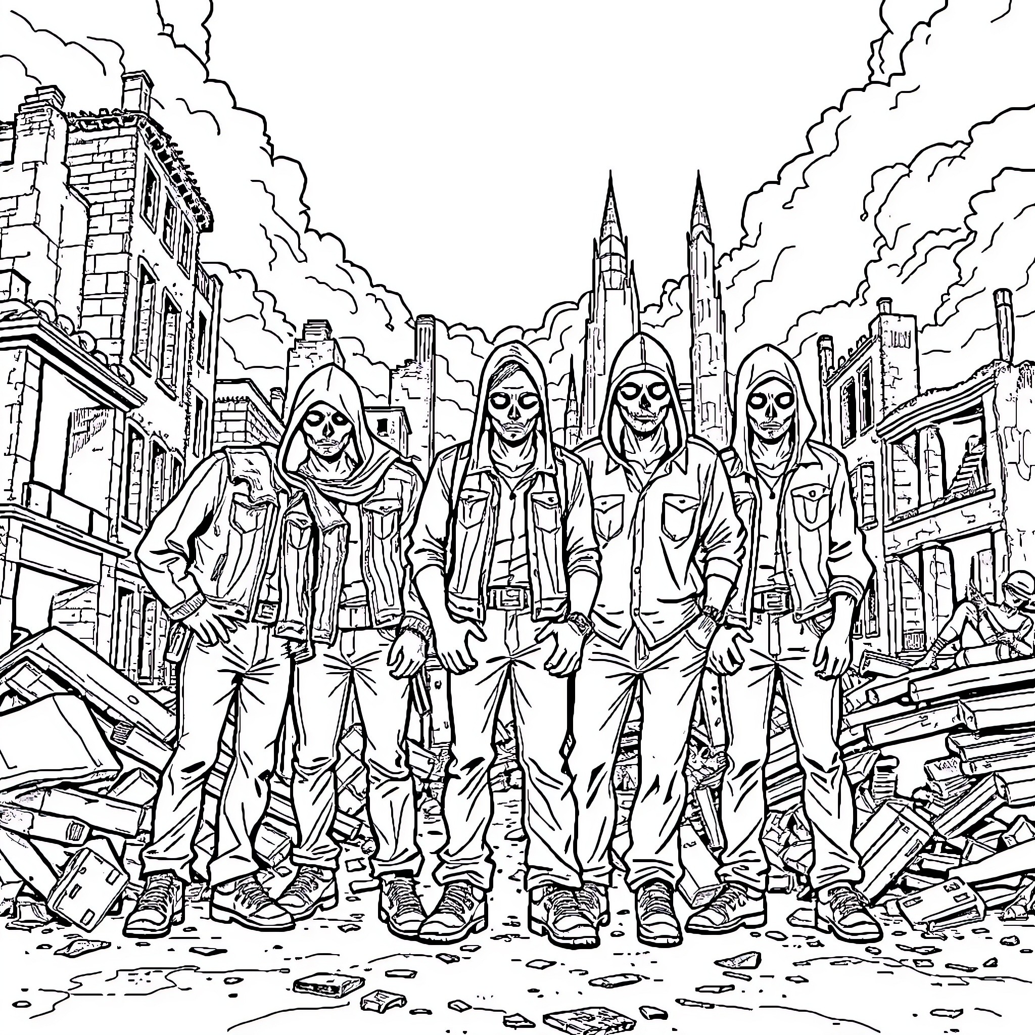 Best Apocalypse Coloring Pages (Free Printable PDF)