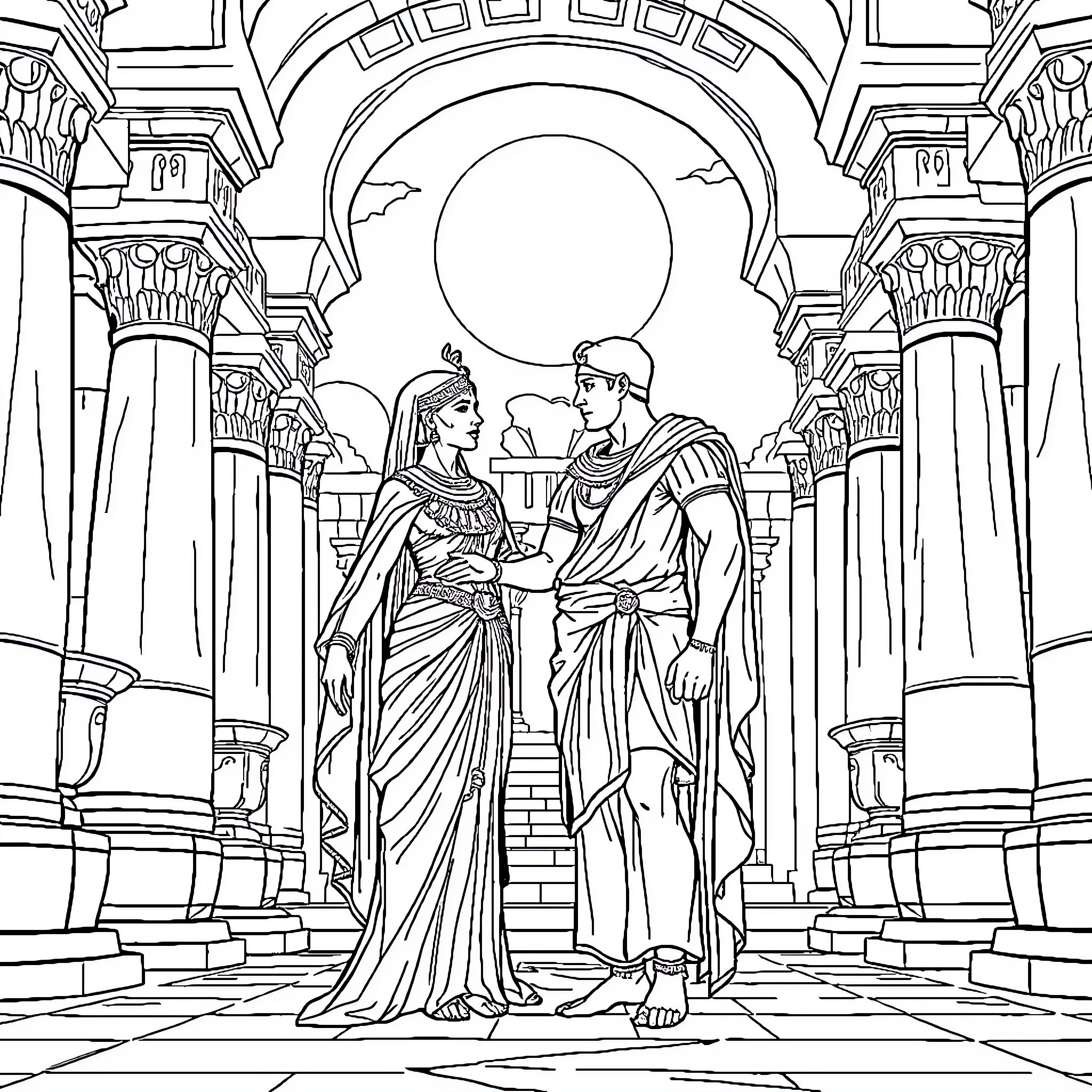 Best Cleopatra Coloring Pages (Free Printable PDF)