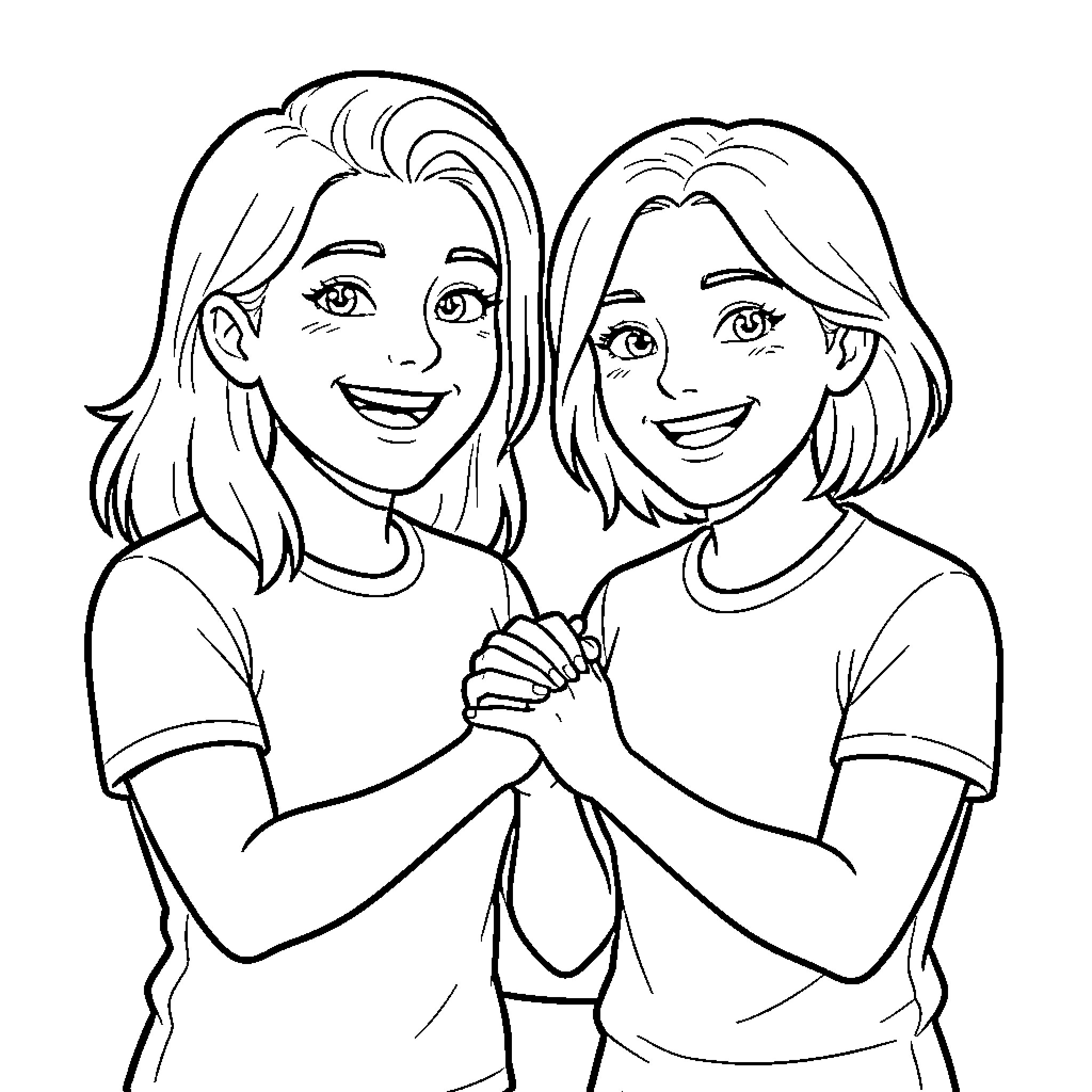 Tooth Buddies Celebrate with Warm Smiles Coloring Page (free black-and-white line drawing printable PDF for all, from beginners to advanced learners, including children, teens, adults, and seniors)