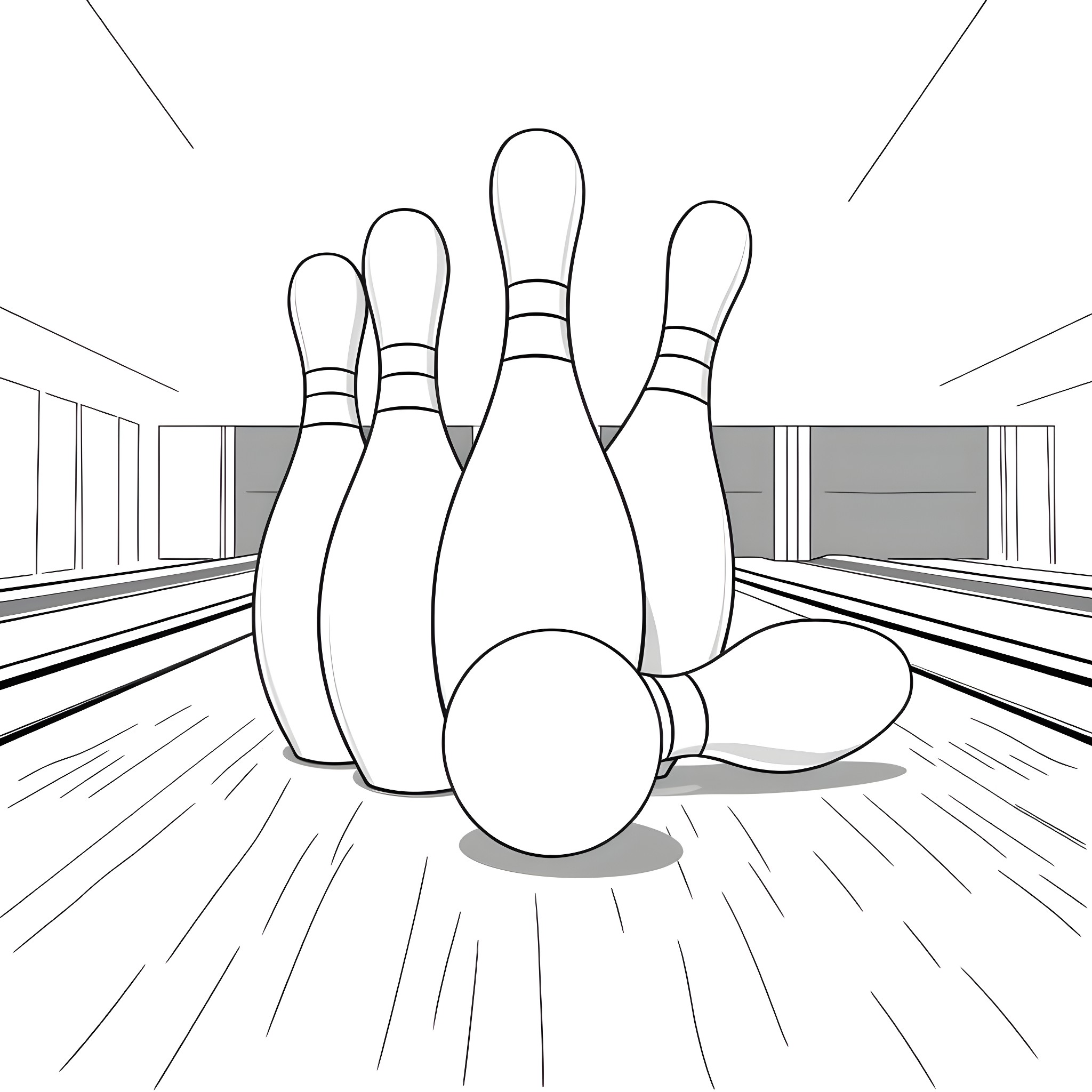 1 Best Bowling Pin Coloring Pages Free Printable Pdfs