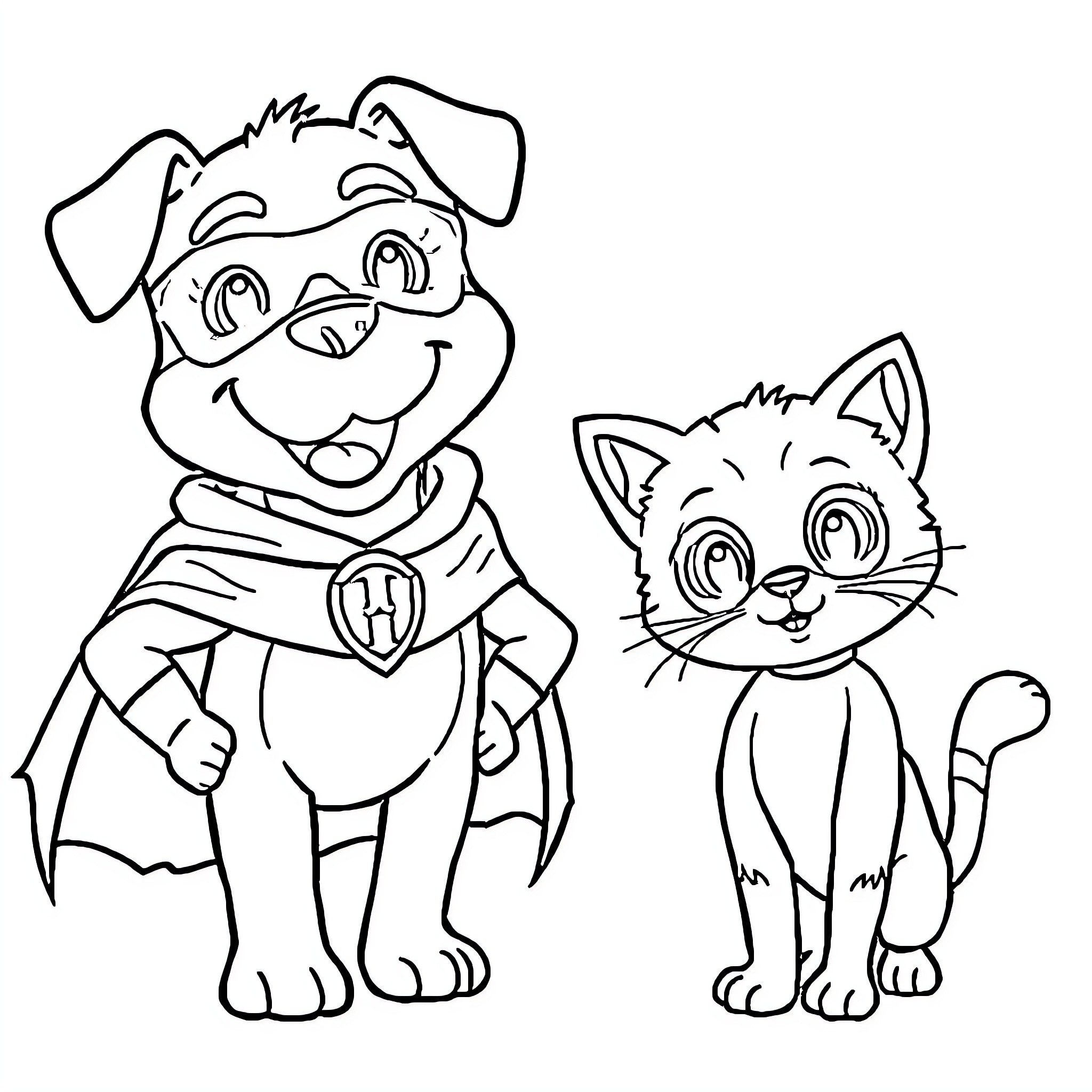 Best Dog Man Coloring Pages (Free Printable PDF)
