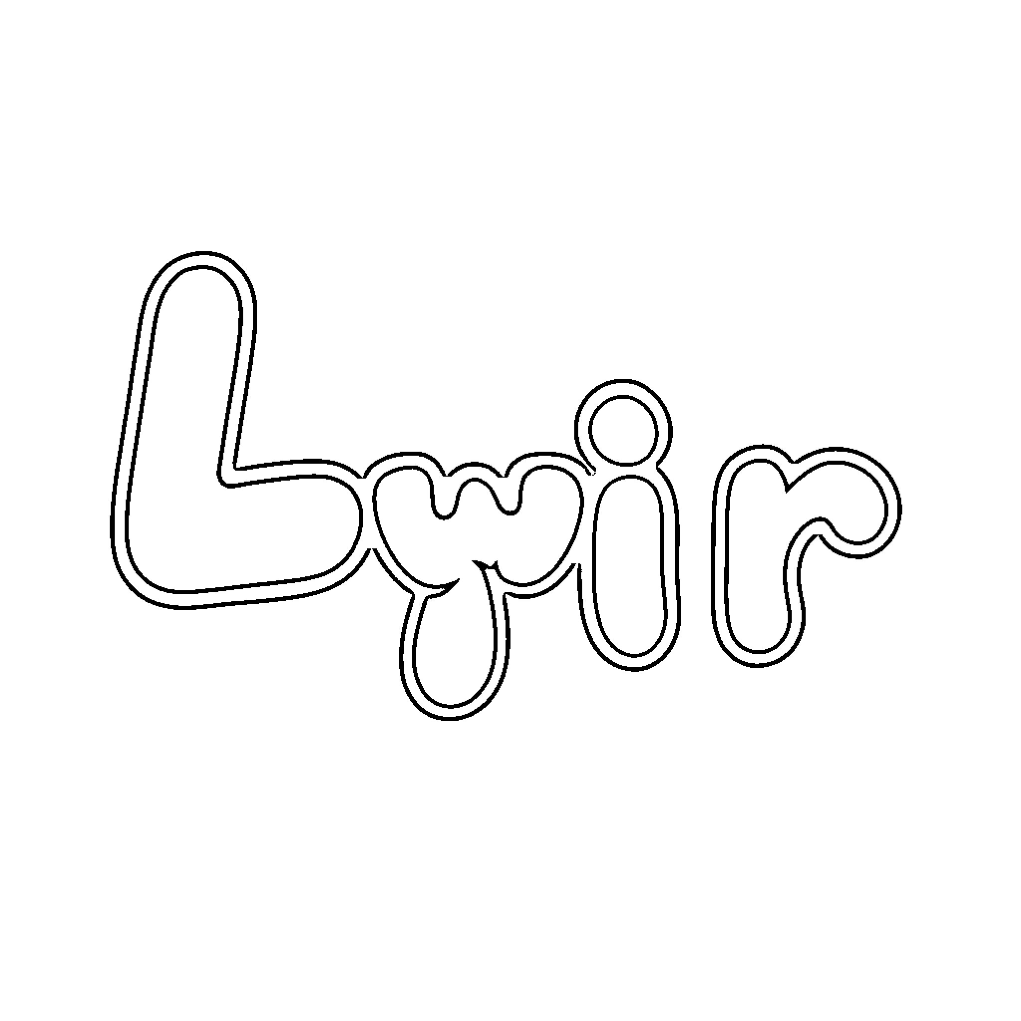 Letter Writing Outline Coloring Page (free black-and-white line drawing printable PDF for all, from beginners to advanced learners, including children, teens, adults, and seniors)