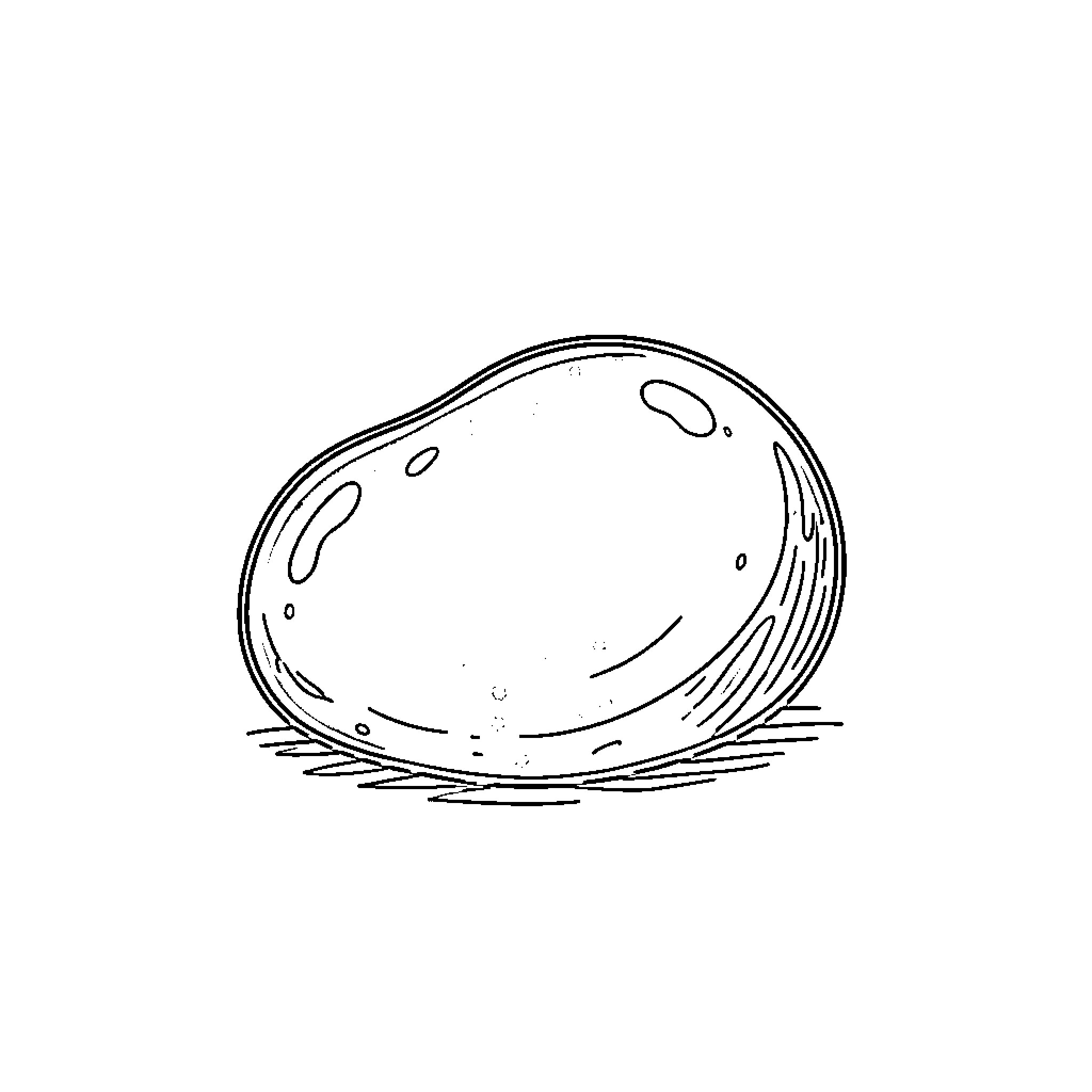 Pebble in the water Coloring Page (free black-and-white line drawing printable PDF for all, from beginners to advanced learners, including children, teens, adults, and seniors)