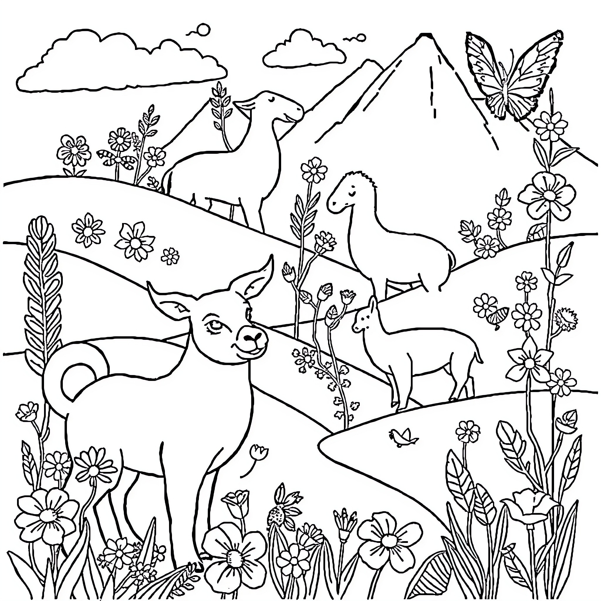 Best Landscape Coloring Pages (Free Printable PDF)