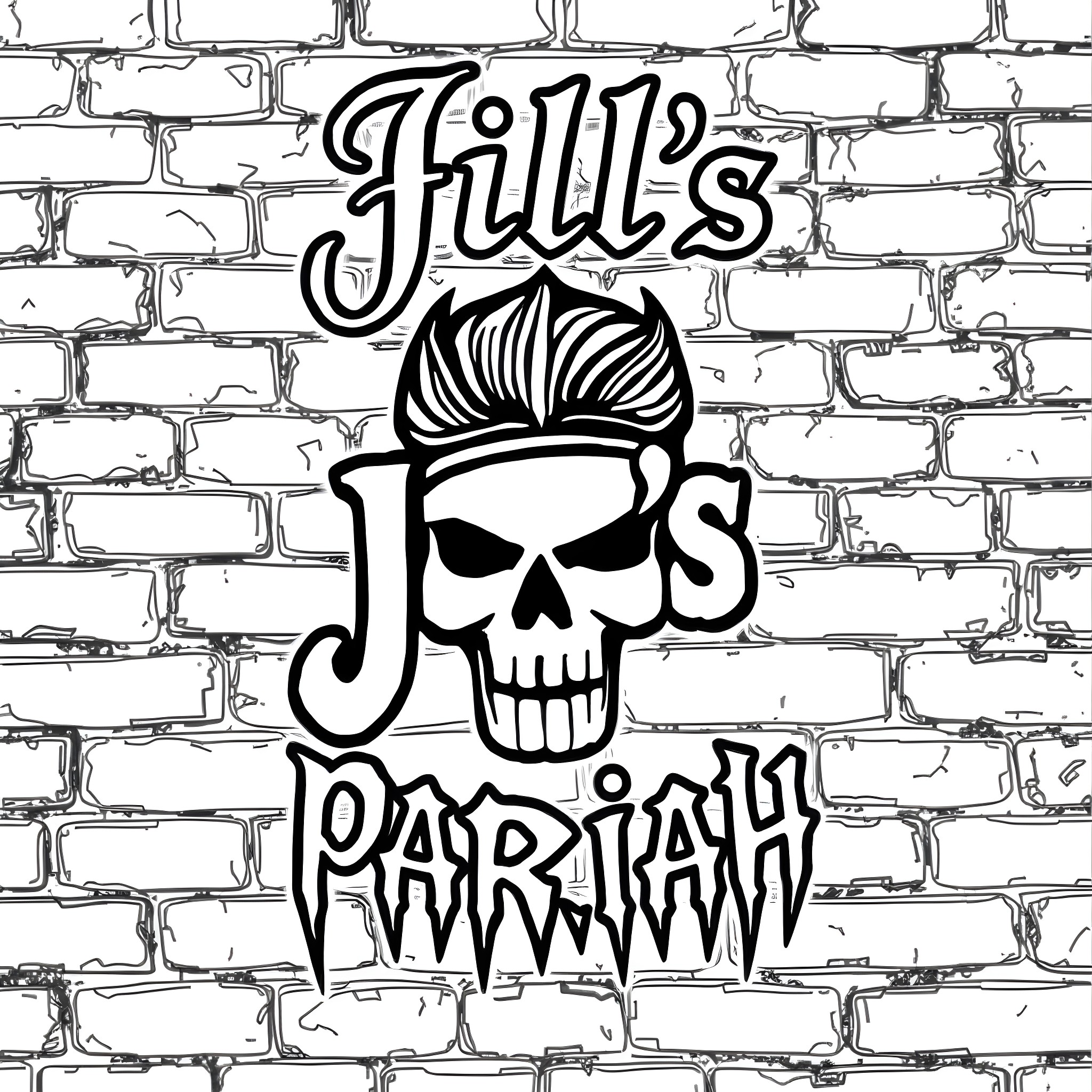 Pariah's Pariahly Punk Rebellion Coloring Page (free black-and-white line drawing printable PDF for all, from beginners to advanced learners, including children, teens, adults, and seniors)