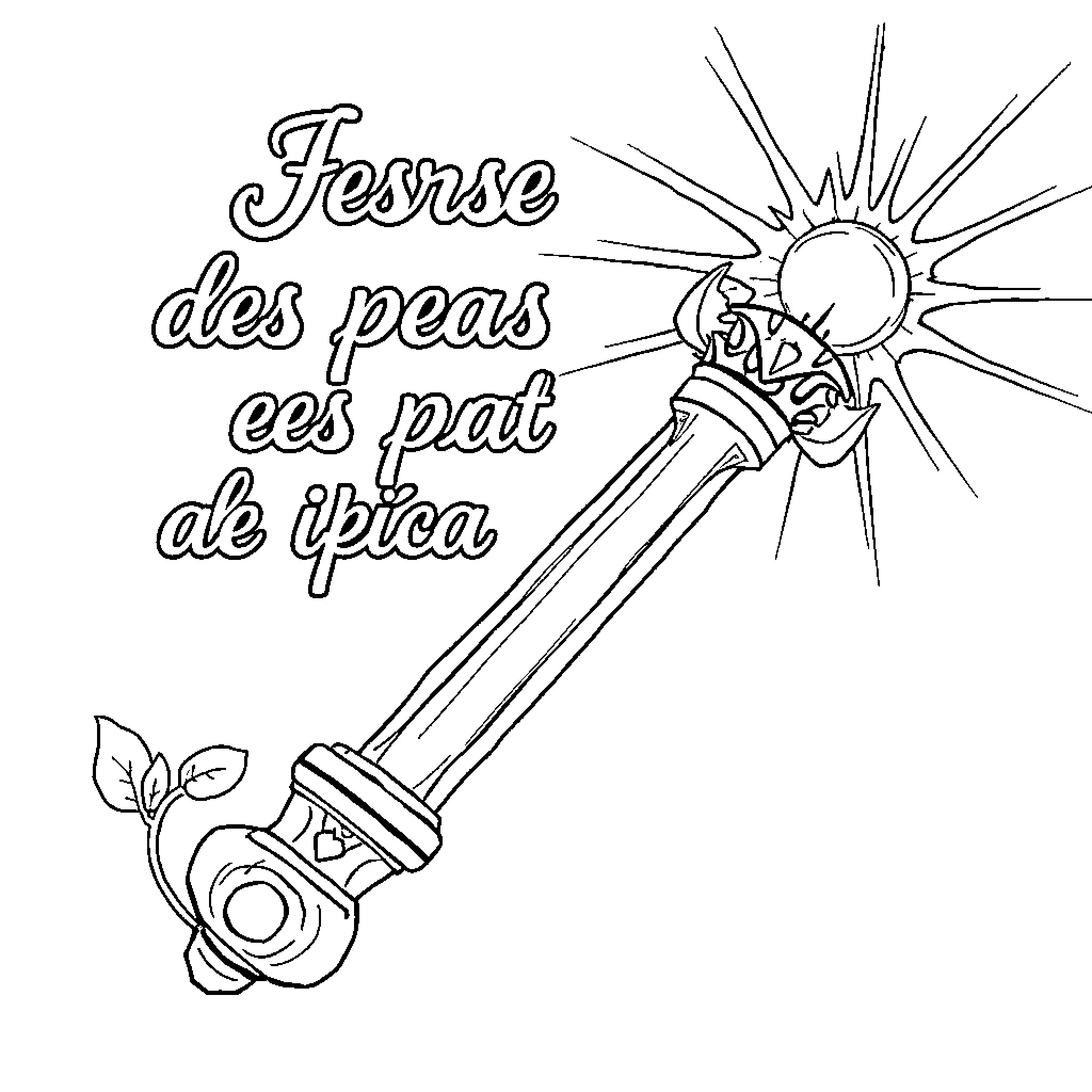Frase depicting symbolic religious imagery Coloring Page (free black-and-white line drawing printable PDF for all, from beginners to advanced learners, including children, teens, adults, and seniors)