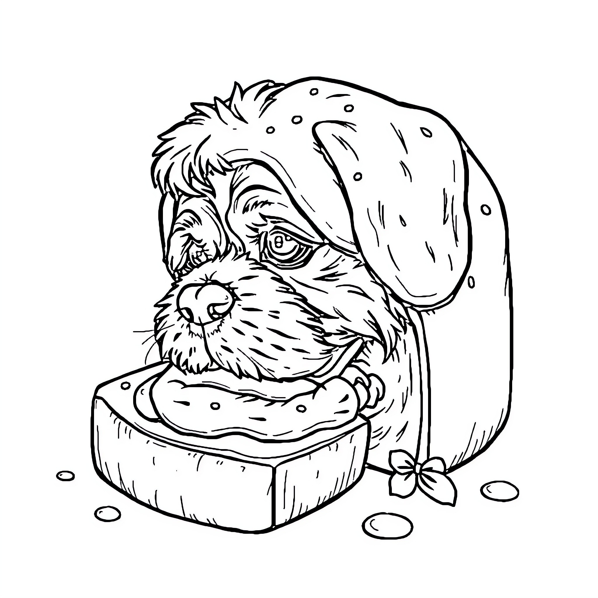 Car Enjoys Relaxing Bath in Tub Coloring Page (free black-and-white line drawing printable PDF for all, from beginners to advanced learners, including children, teens, adults, and seniors)